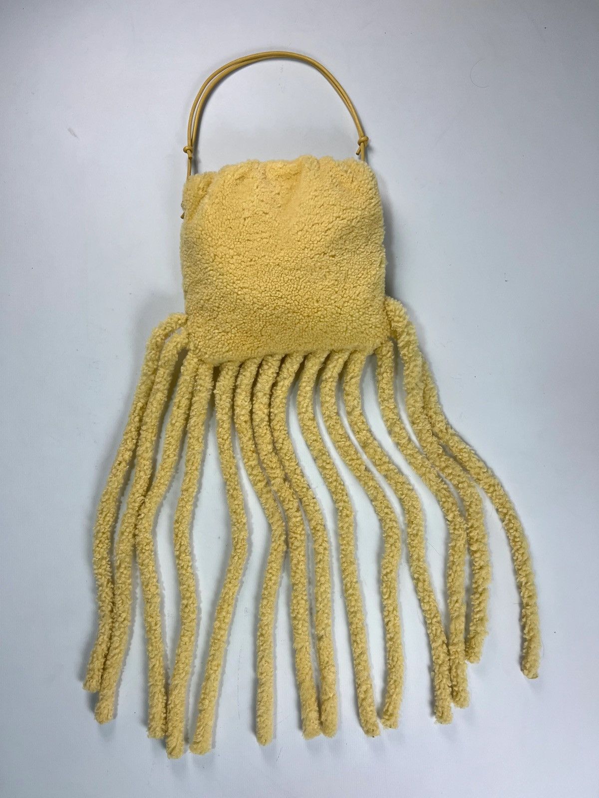 Bottega Veneta BOTTEGA VENETA RUNWAY SHEARLING SQUID BAG SZ:OS Size ONE SIZE - 4 Thumbnail