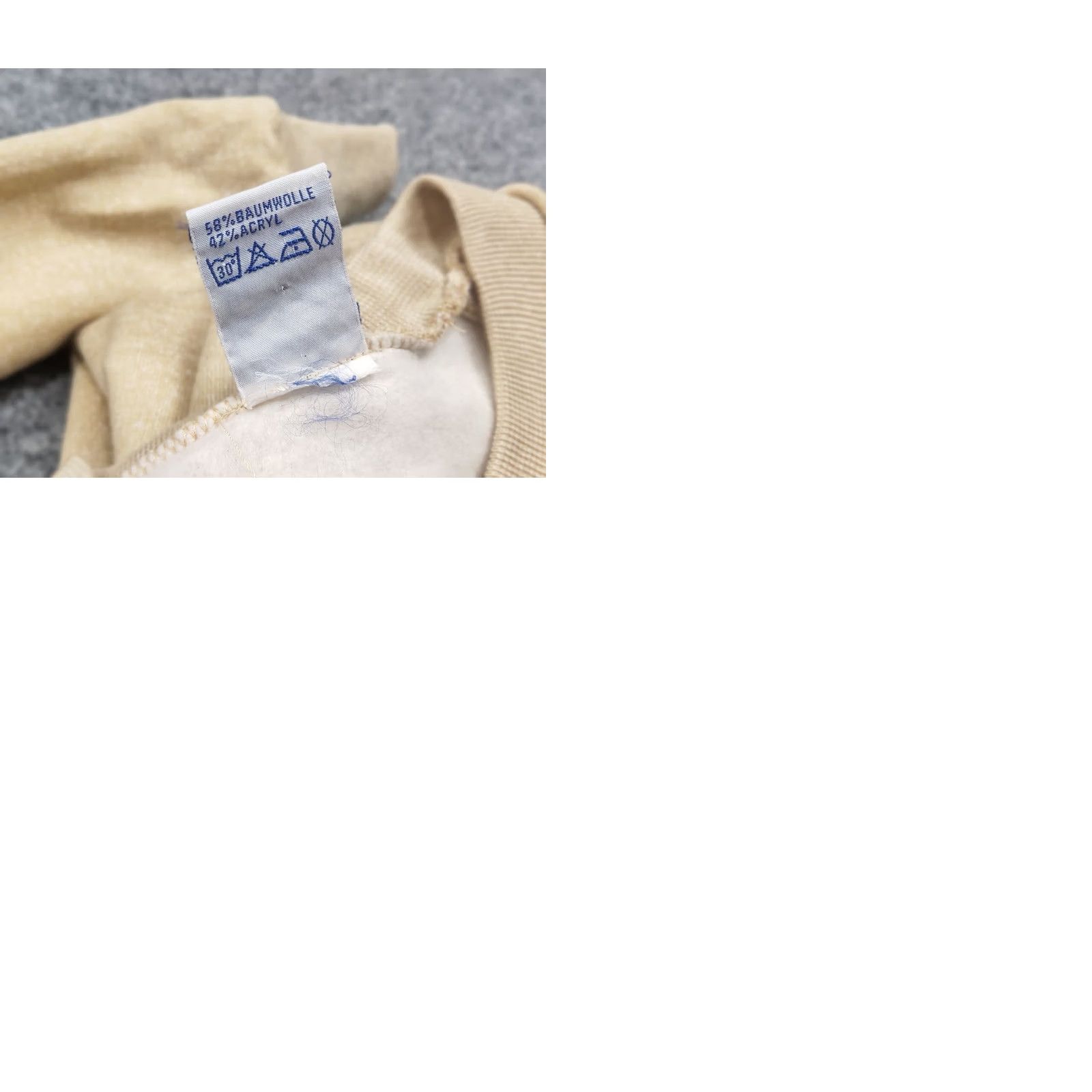 Vintage VINTAGE University of Toronto Crew Check Beige Sweatshirt Y2K Size US L / EU 52-54 / 3 - 9 Thumbnail