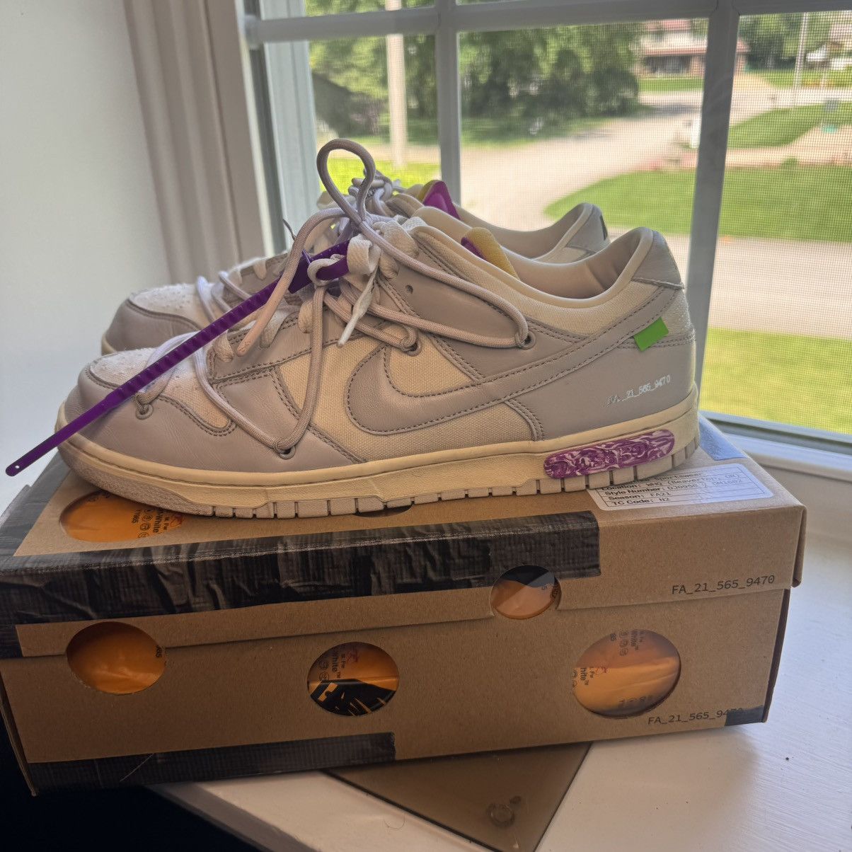 Off-White Nike Dunk Low Off-White Lot 3 Size US 11 / EU 44 - 3 Thumbnail