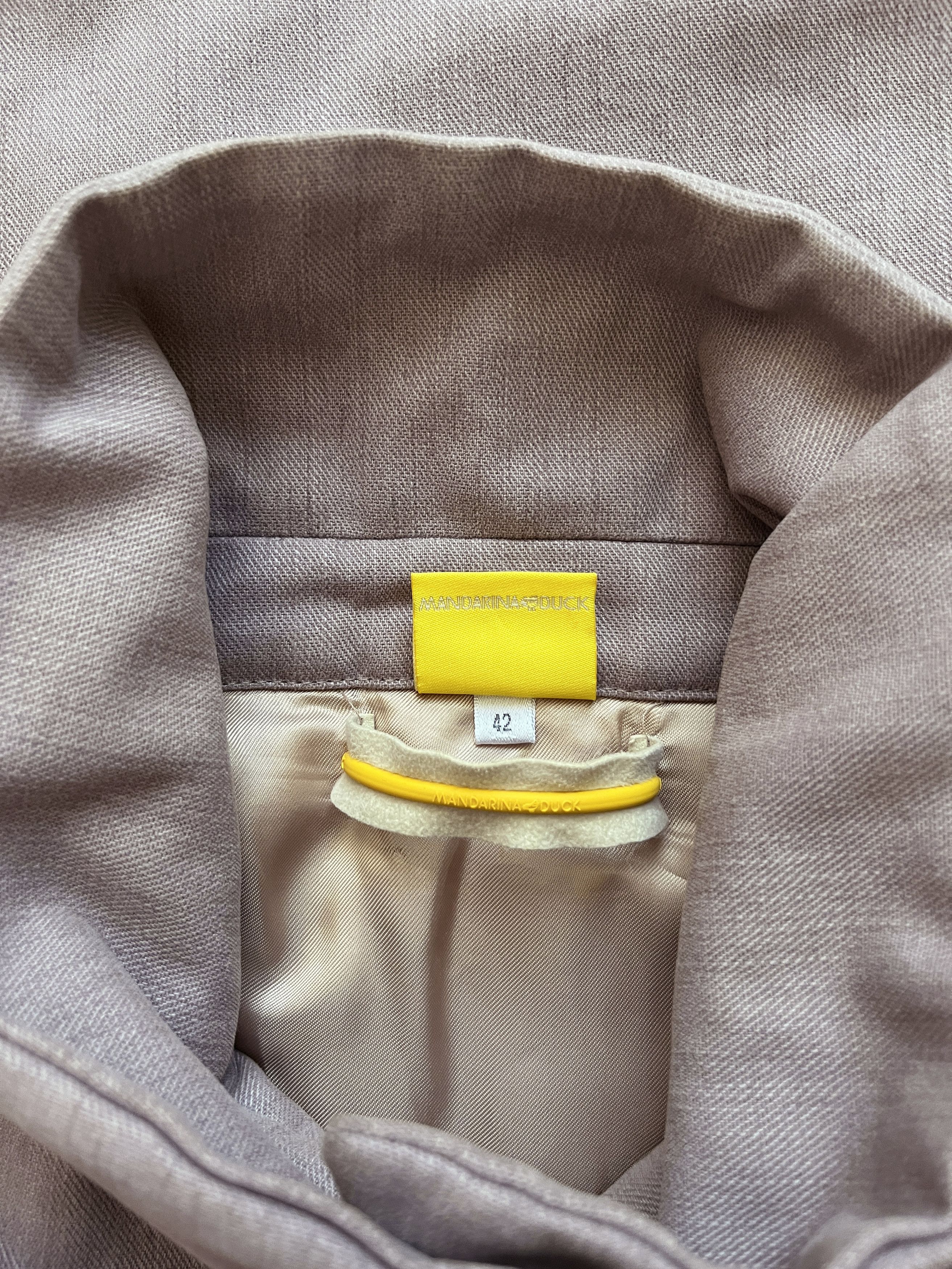 Mandarina Duck ⚡️QUICK SALE⚡️2000's Mandarina Duck Exowear Long Coat Size M / US 6-8 / IT 42-44 - 3 Thumbnail