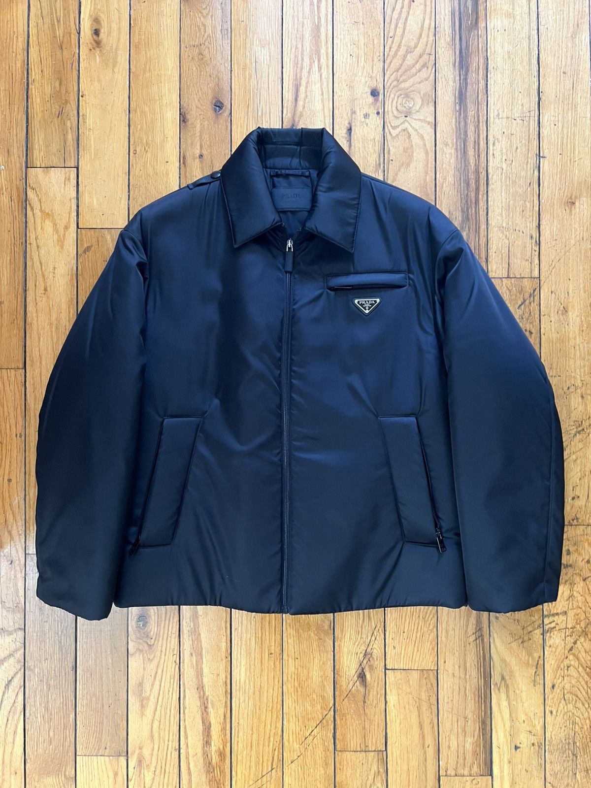 Prada Prada Nylon Padded Zip Jacket Size US S / EU 44-46 / 1 - 1 Thumbnail