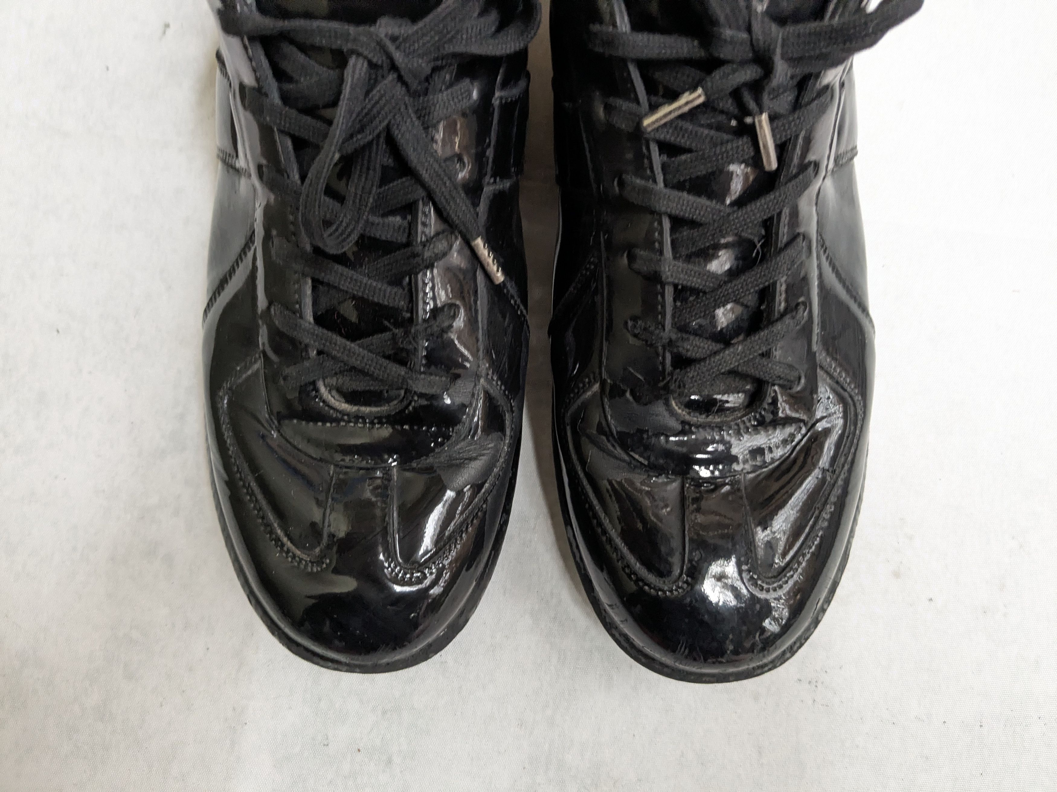 Maison Margiela Maison Margiela Replica GAT Black Patent Leather 8 41 Low Size US 8 / EU 41 - 3 Thumbnail