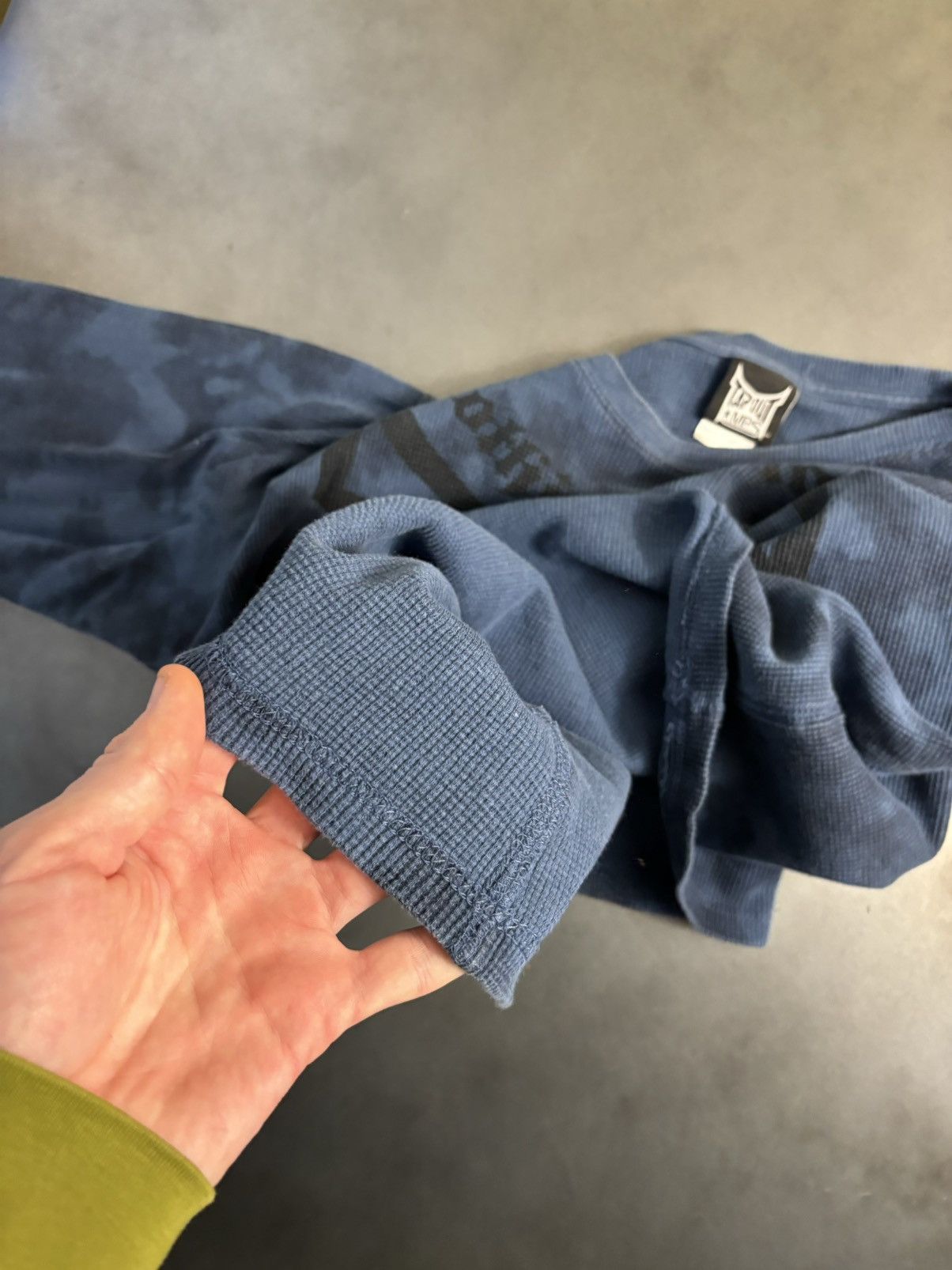 Affliction × Tapout × Vintage Y2K Vintage Tapout MPS Thermal Tie Over Dye Cropped Waffle Size US S / EU 44-46 / 1 - 6 Thumbnail
