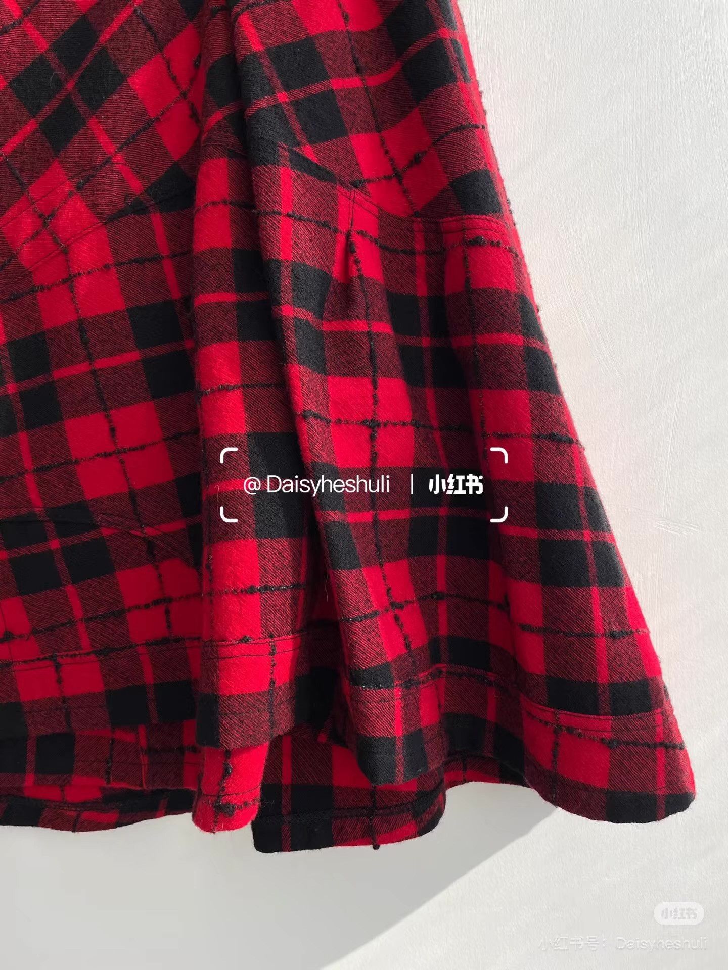 Comme des Garcons Comme des Garçons CDG Tricot Plaid Midi Skirt Ｑ24 Size 38" / US 16 / IT 52 - 6 Thumbnail