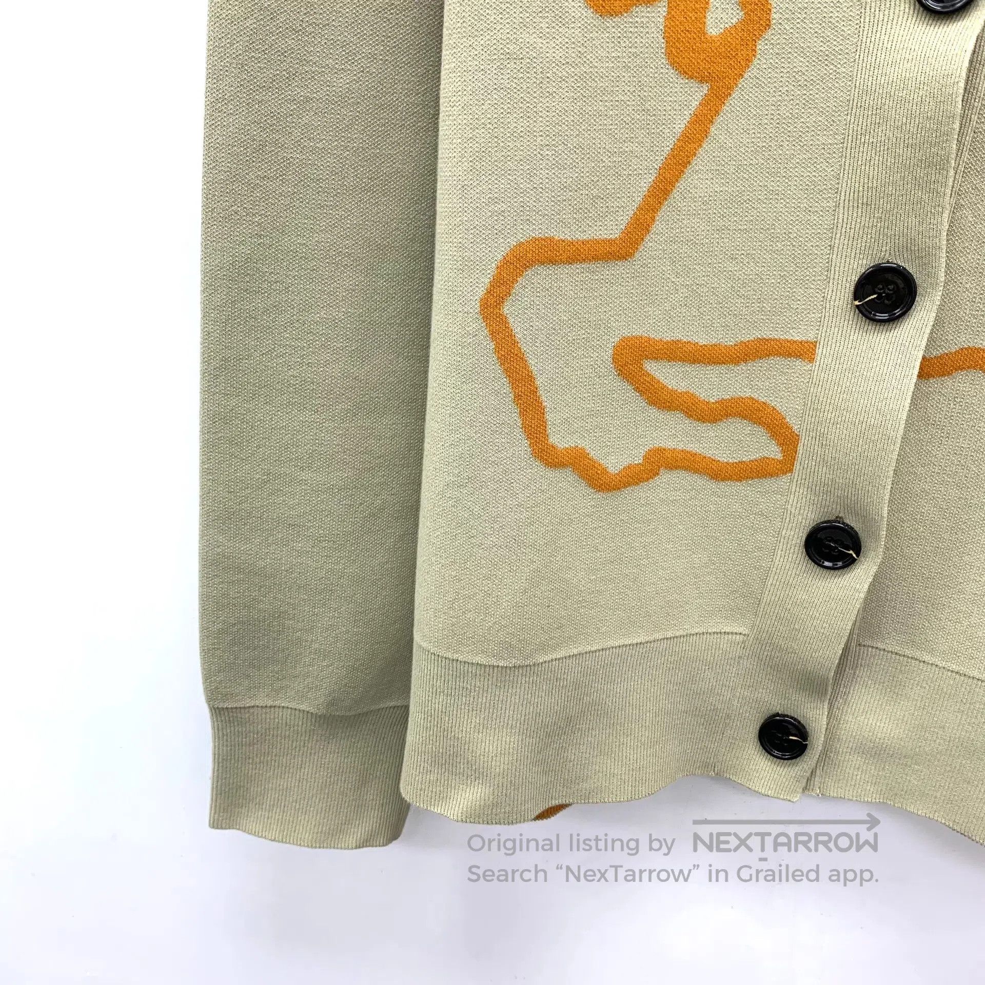 Burberry Burberry Light Green Horse Patchwork Floral Cotton V-Neck Size US M / EU 48-50 / 2 - 4 Thumbnail