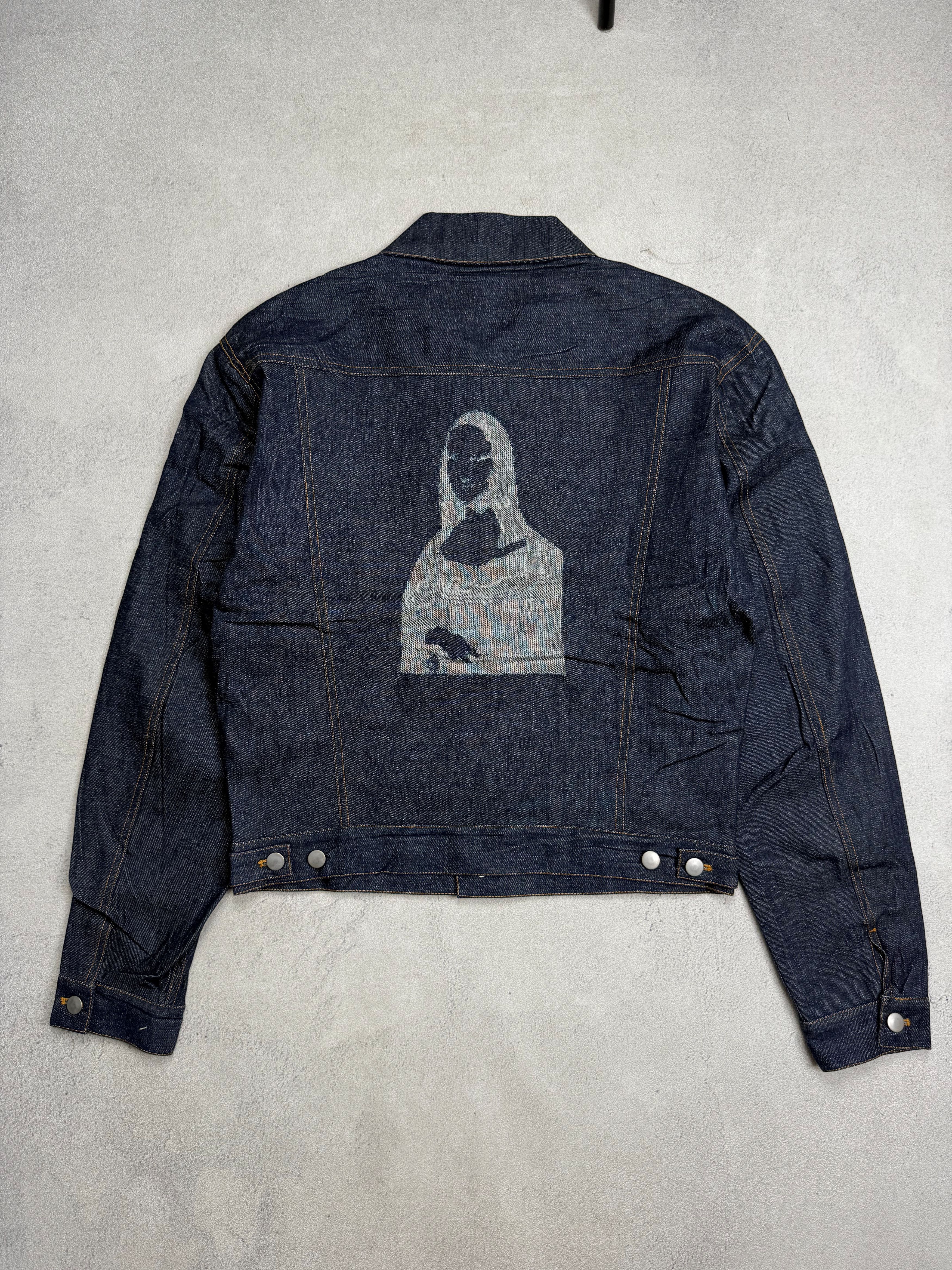 Japanese Brand Blokedge "Monalisa" Trucker Denim Jacket Size US S / EU 44-46 / 1 - 1 Thumbnail