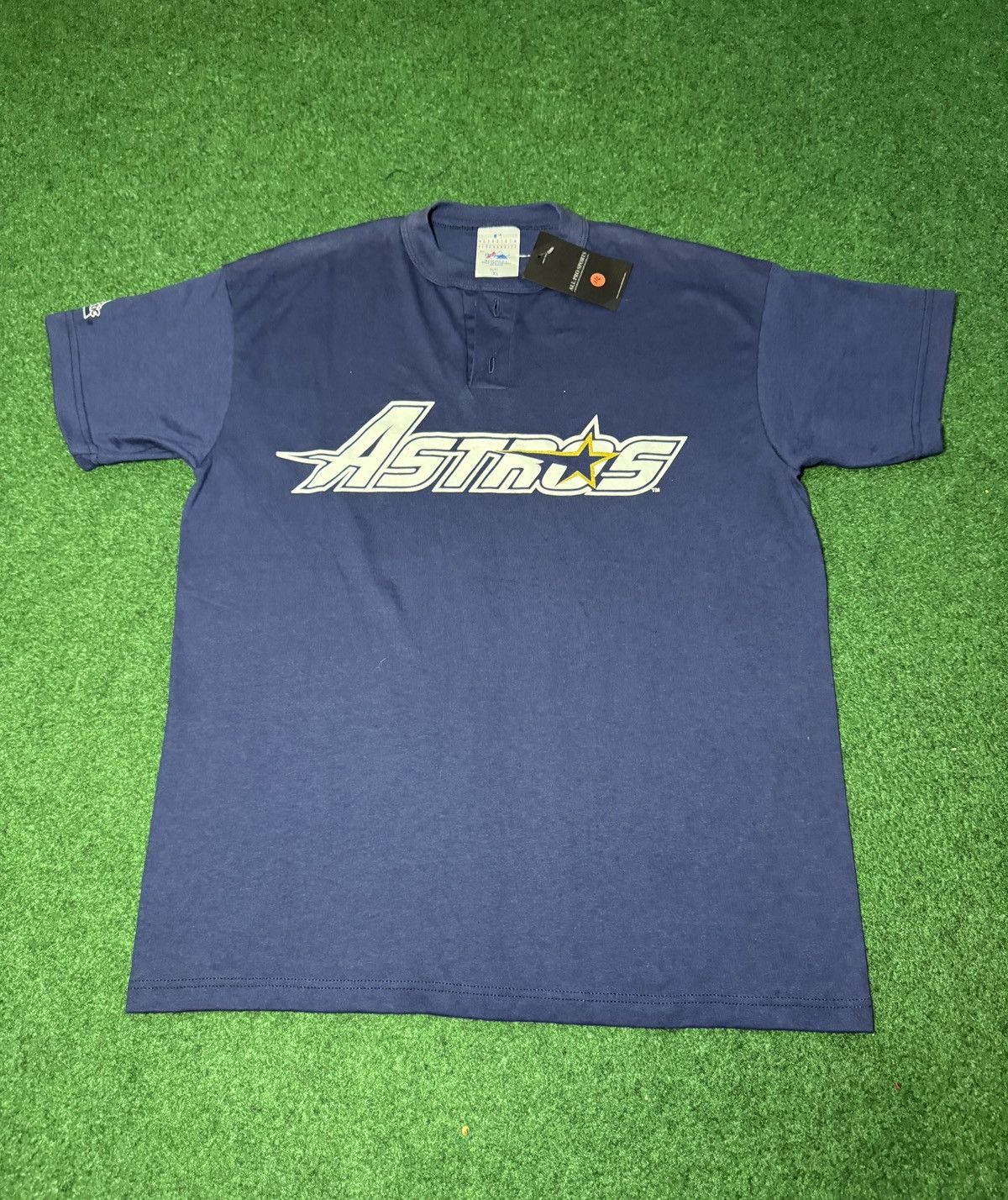 Majestic Vintage 90s Houston Astros USA Made Retro Baseball T Shirt Size US M / EU 48-50 / 2 - 1 Thumbnail