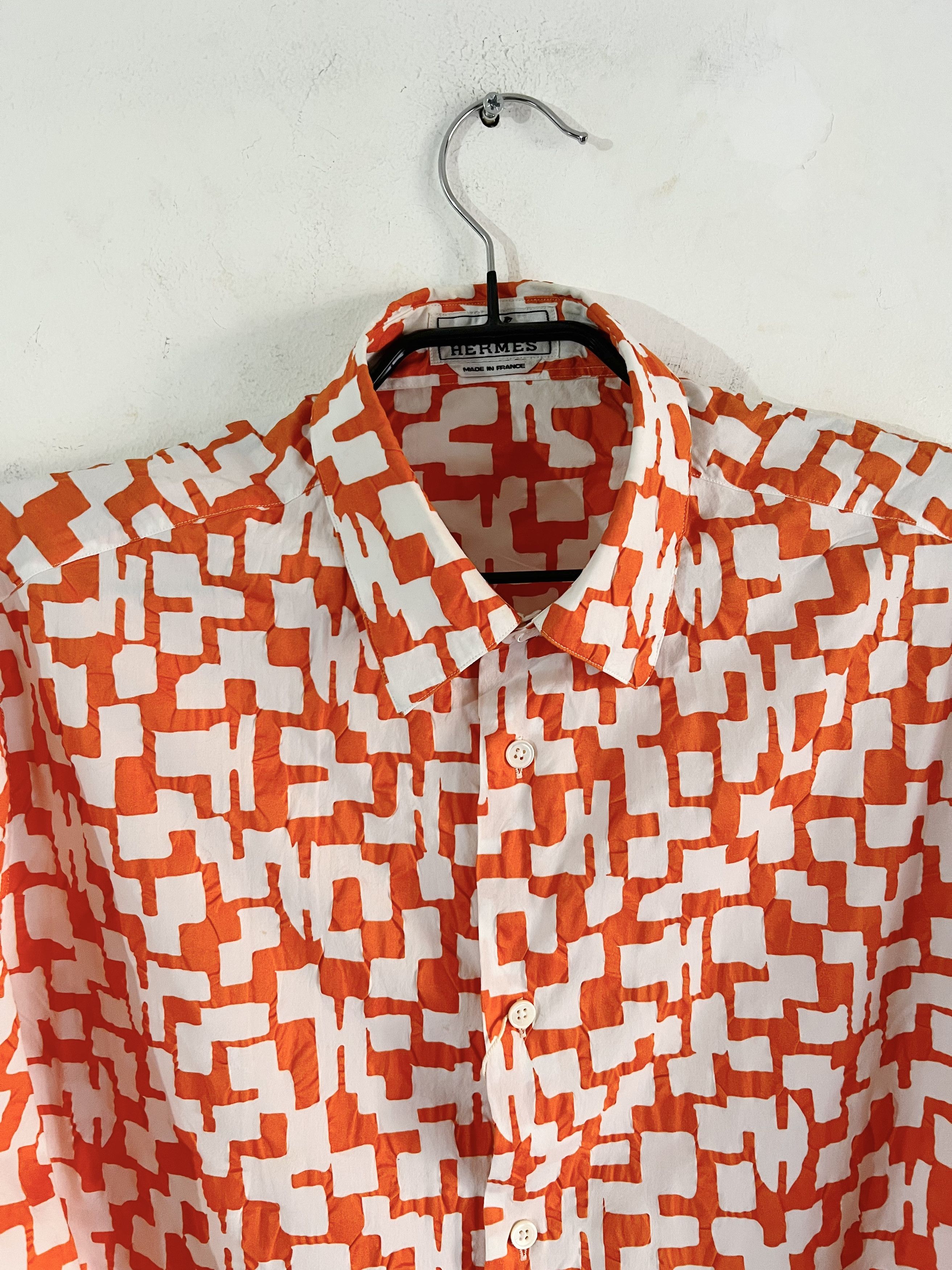 Hermes Hermes Stylized Monogram Shirt Size US M / EU 48-50 / 2 - 7 Thumbnail