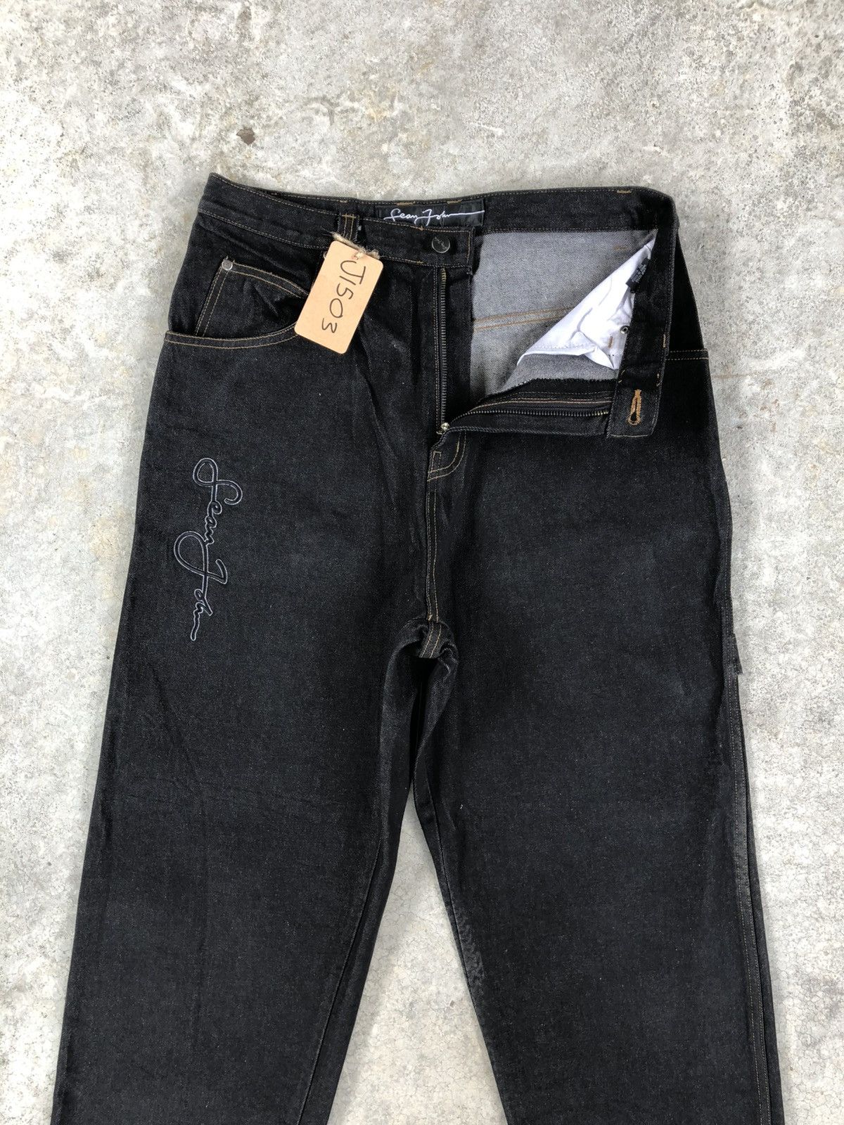 Sean John Sean John Embroidered Baggy Jeans Carpenter Denim Size US 32 / EU 48 - 3 Thumbnail