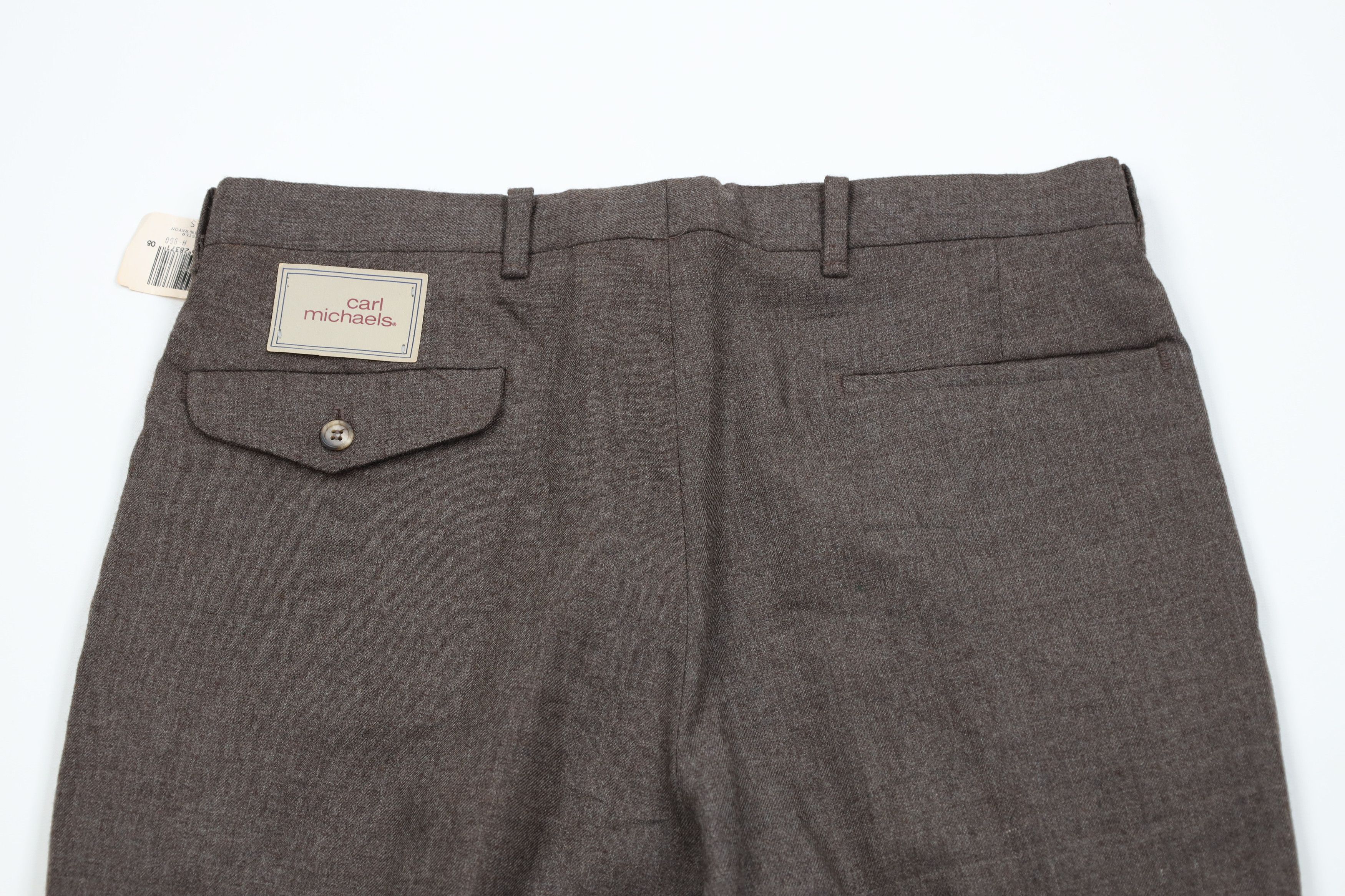 Vintage Deadstock Vintage 70s Streetwear Wide Leg Chino Pants Brown Size US 32 / EU 48 - 9 Thumbnail