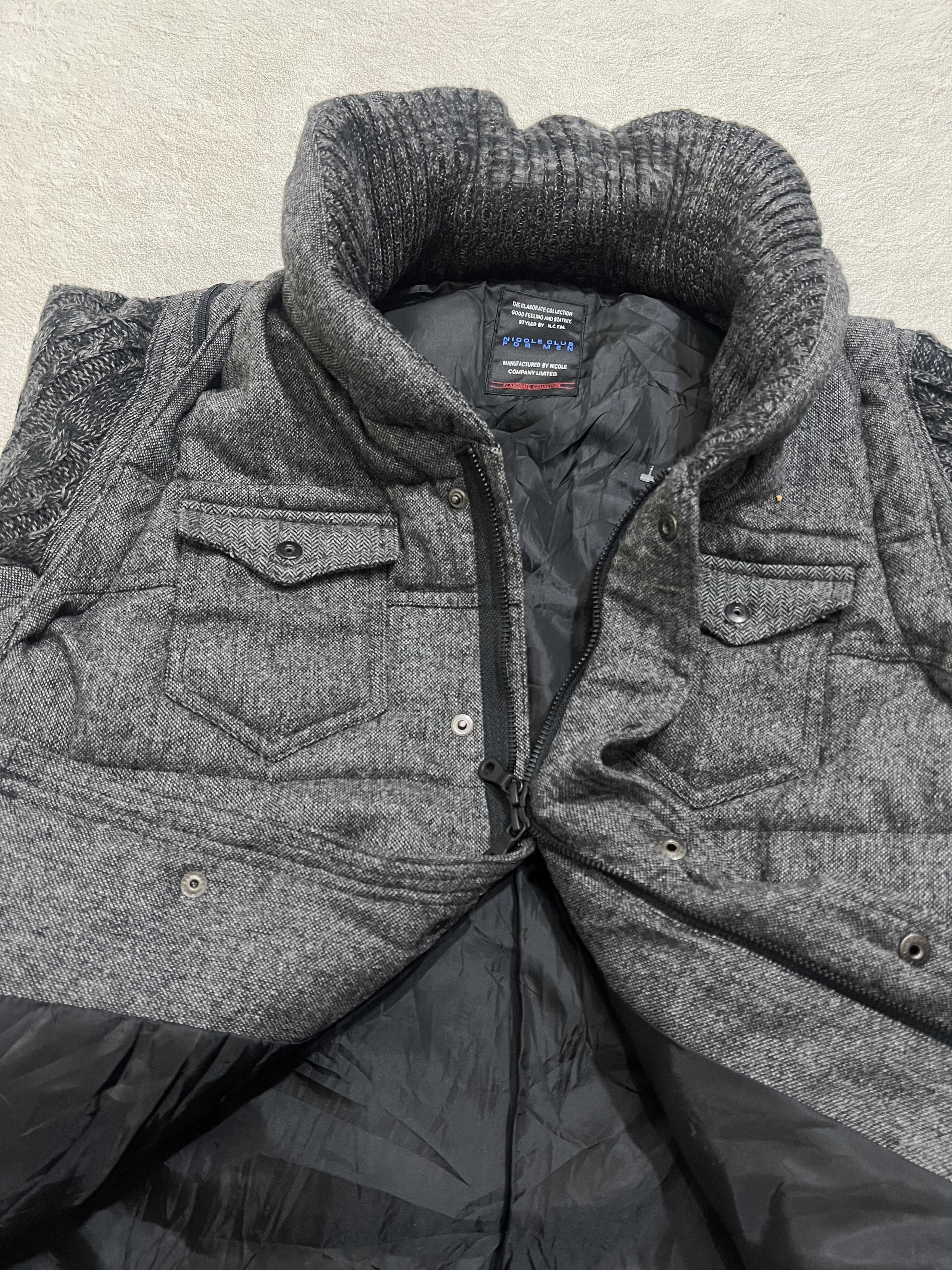 Nicole Club 2000s Nicole For Men Knit Wool Gilet Vkei y2k Lgb Ifsix Size US M / EU 48-50 / 2 - 6 Thumbnail