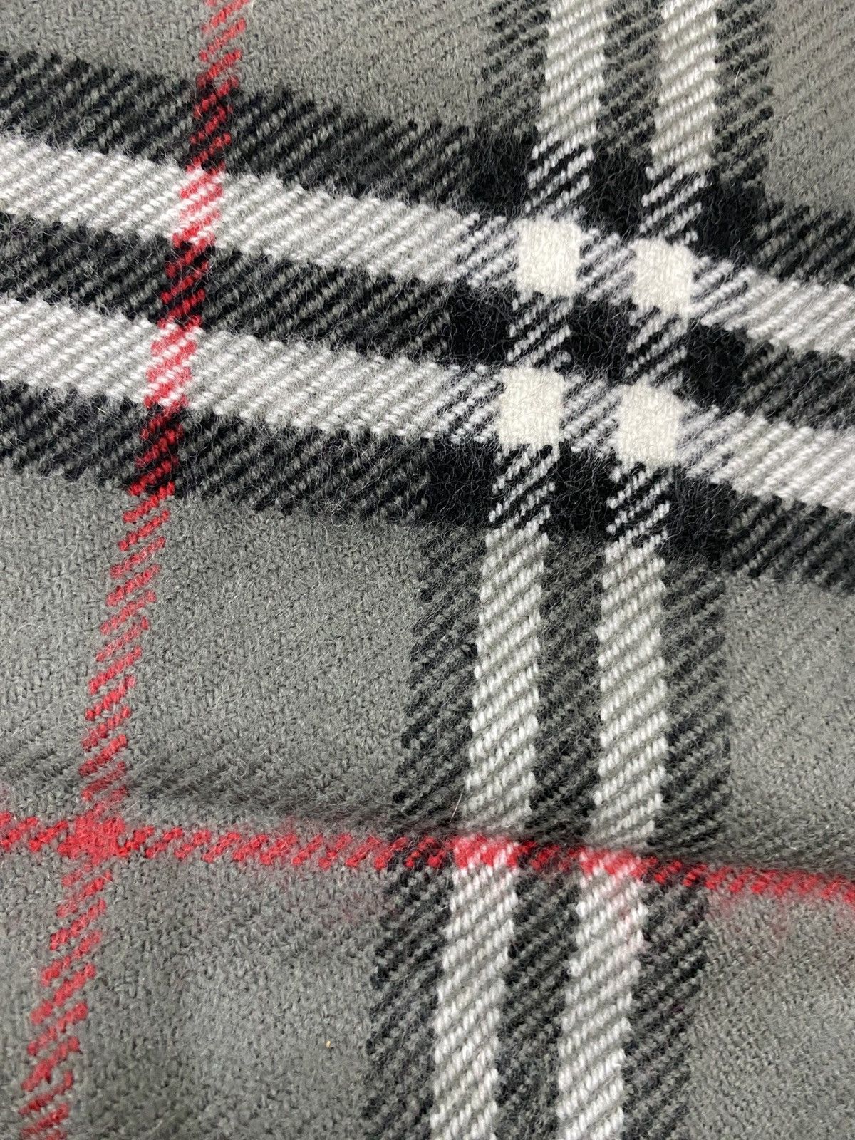 Burberry Vintage Burberrys Scarf 100% Lambwool Unisex Style Size ONE SIZE - 6 Thumbnail
