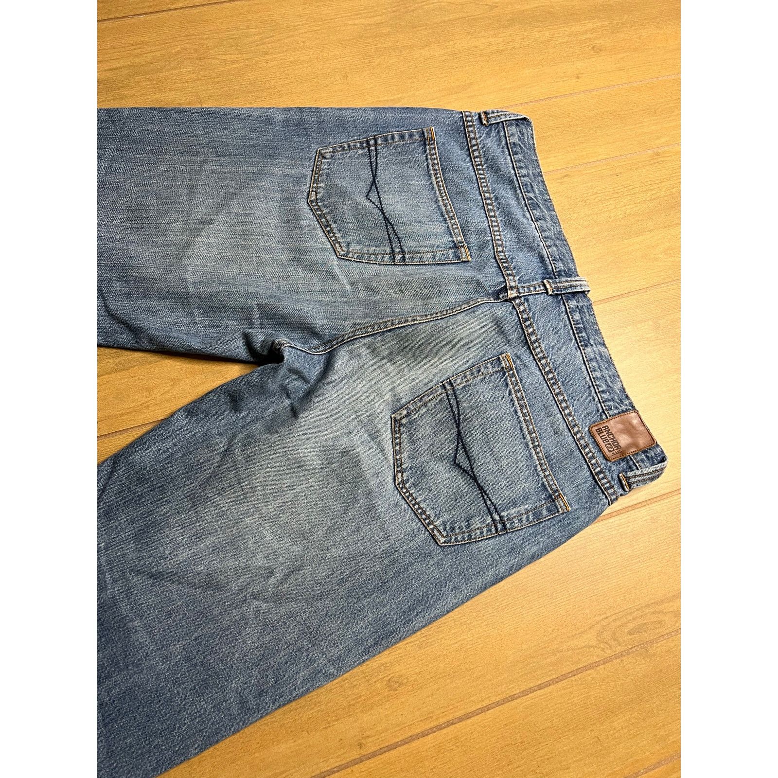 Anchor Blue Anchor Blue Jeans Mens 34x30 Baggy Denim Relaxed Fit Y2K Size US 34 / EU 50 - 10 Thumbnail