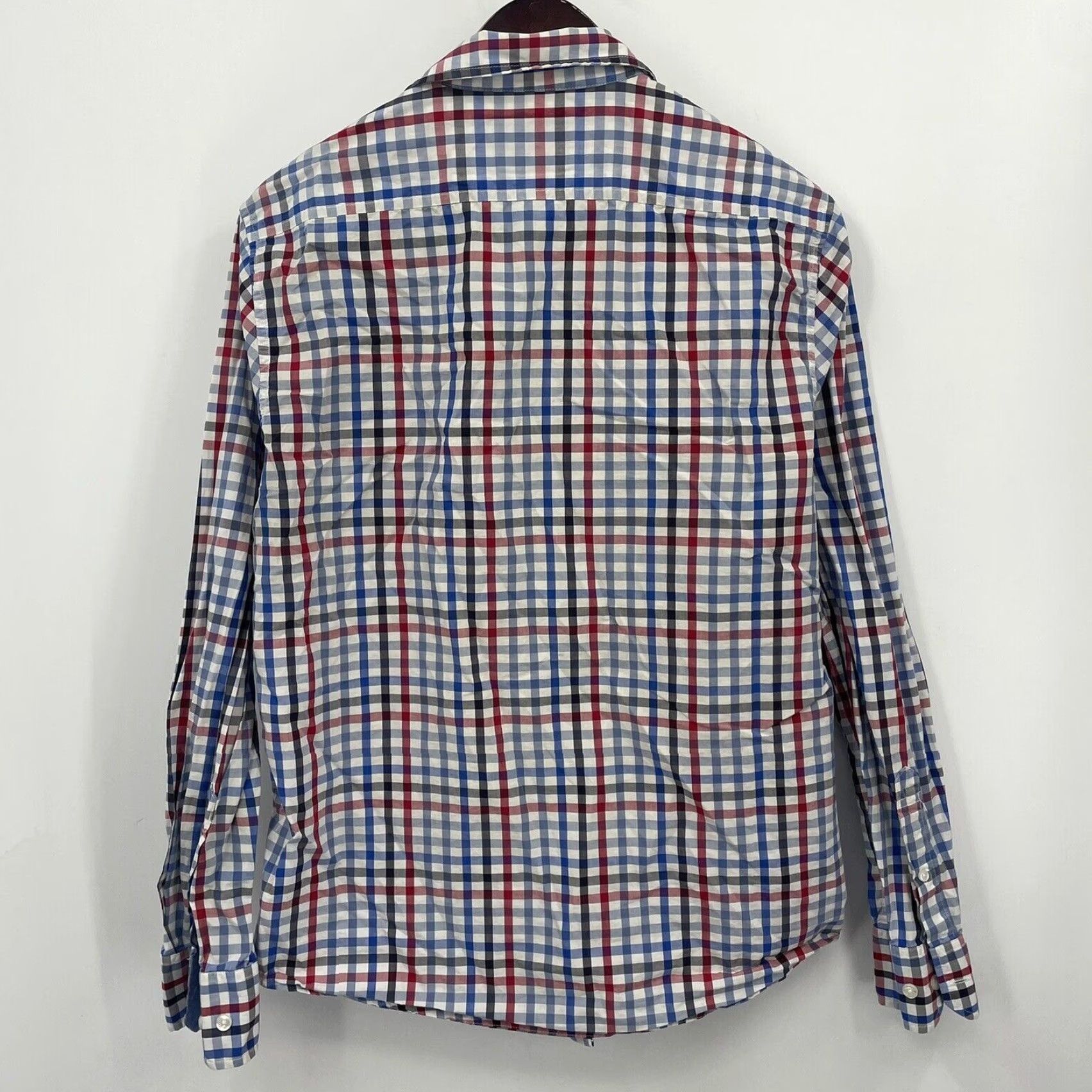 Flag & Anthem Flag & Anthem Button Down Shirt Mens Medium Checkered Western Cowboy Size US M / EU 48-50 / 2 - 4 Thumbnail