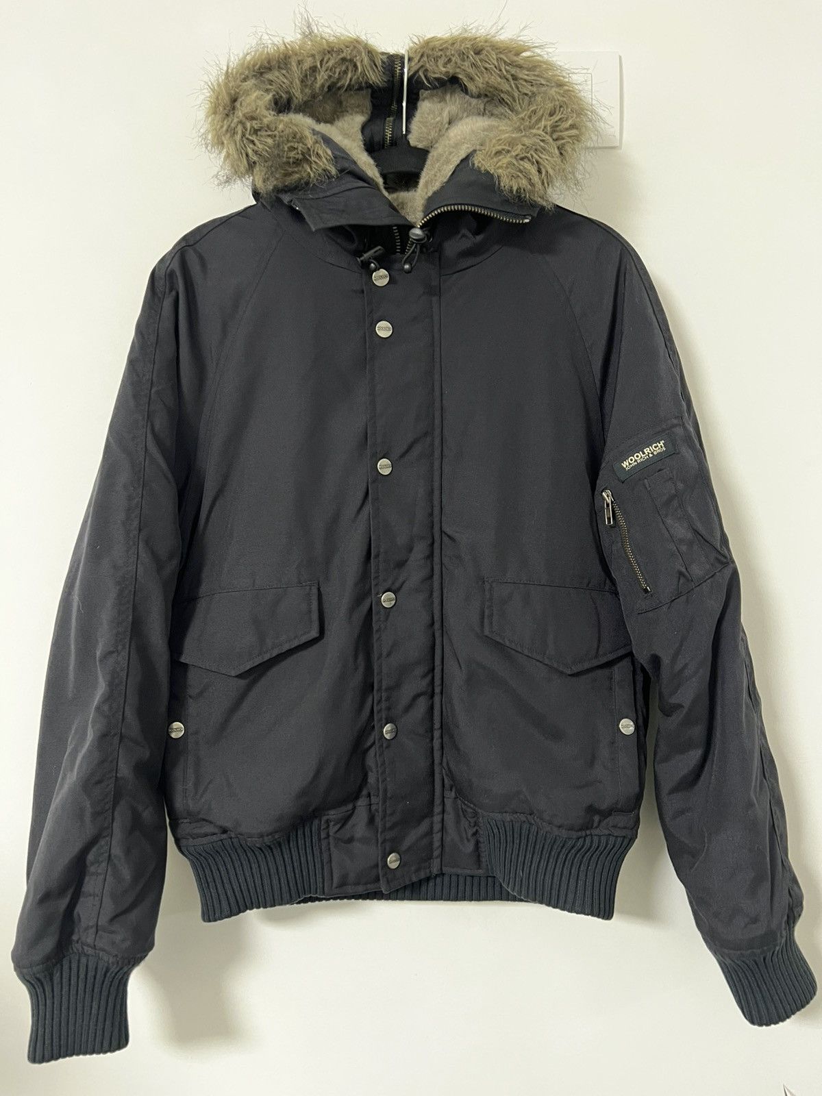 Woolrich Woolen Mills Woolrich jacket dark blue m fur Size US M / EU 48-50 / 2 - 1 Thumbnail