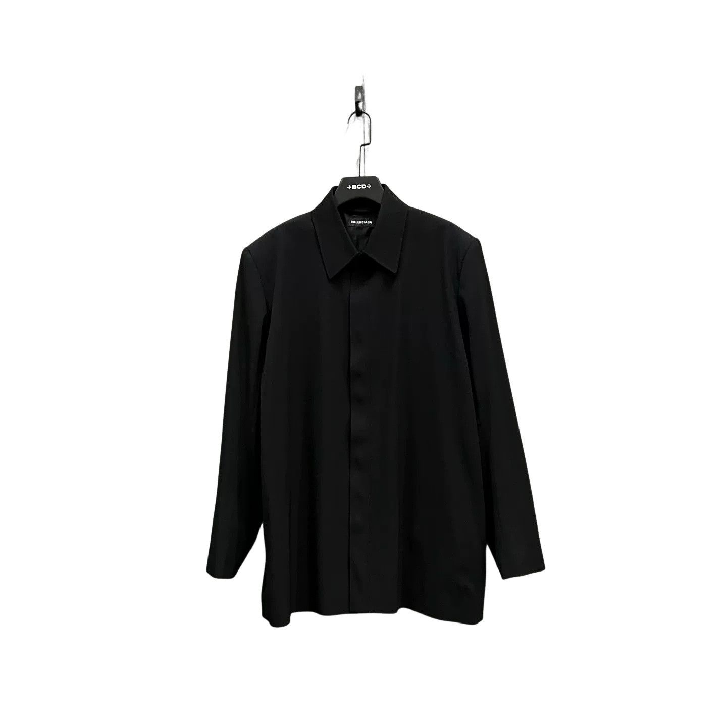 Balenciaga Balenciaga Black Button Up Shirt Size 44 Size US S / EU 44-46 / 1 - 1 Thumbnail