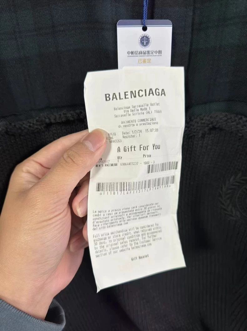 Balenciaga Balenciaga BB Crown Buckle Embroidered Shirt Knit Blouse Size US L / EU 52-54 / 3 - 8 Thumbnail