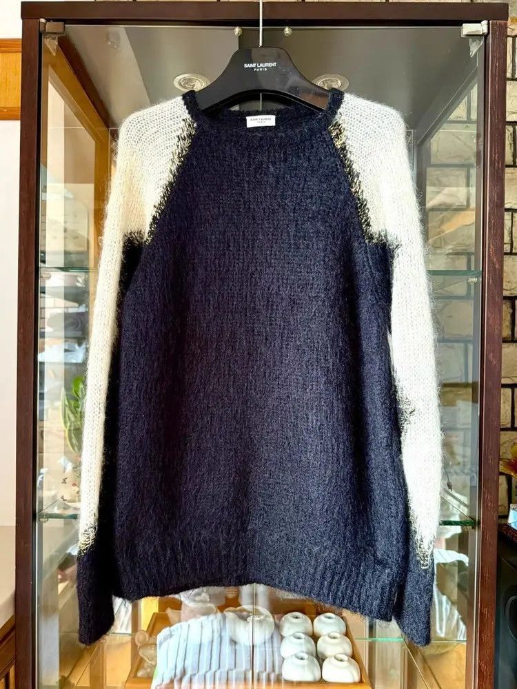Saint Laurent Paris Saint Laure Paris 22AW Runway Mohair Knitwear-2507 Size US S / EU 44-46 / 1 - 5 Thumbnail