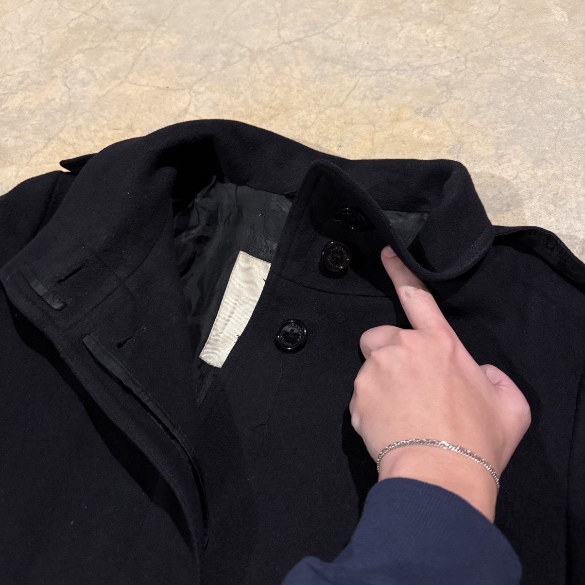 Burberry Burberry London Wool Cashmere Blend Coat Black Size US S / EU 44-46 / 1 - 4 Thumbnail