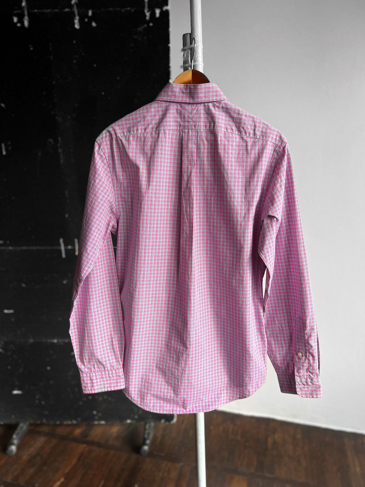Polo Ralph Lauren × Ralph Lauren Polo Ralph Lauren Mens Slim Fit Checked LS Button Down Shirt Size US M / EU 48-50 / 2 - 3 Thumbnail