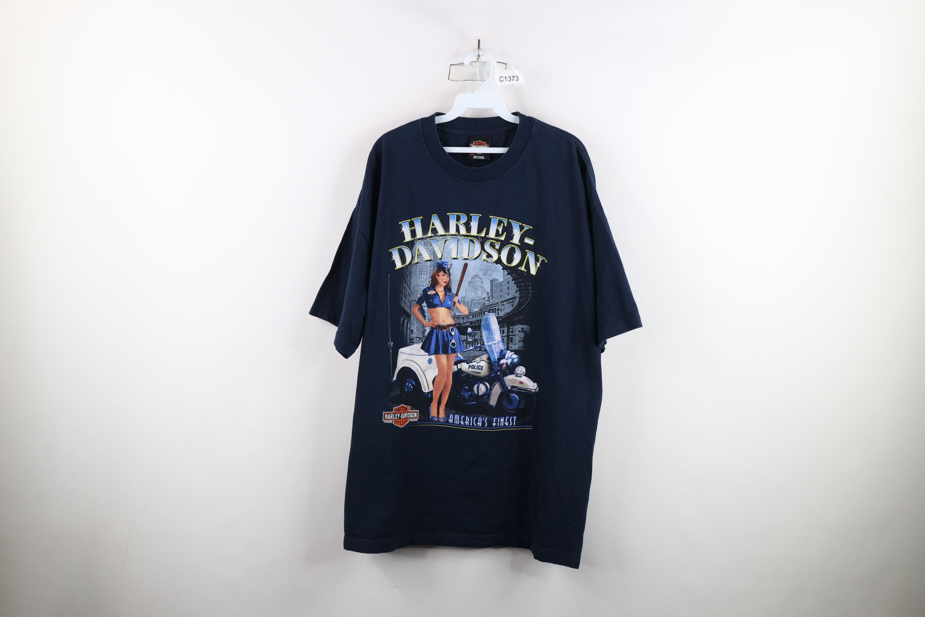 Harley Davidson × Vintage Vintage Y2K Harley Davidson Pin Up Girl Short Sleeve T-Shirt Size US XXL / EU 58 / 5 - 1 Thumbnail