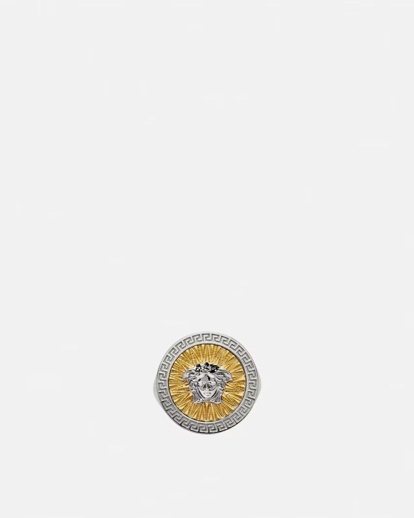 Versace o1s22i1n0125 Size: OS / Icon Ring in Silver Gold Size ONE SIZE - 1 Thumbnail