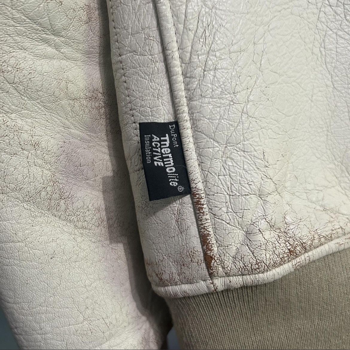 Neighborhood Neighborhood Japan 2003 Real leather Bomber Jacket Size US XS / EU 42 / 0 - 6 Thumbnail