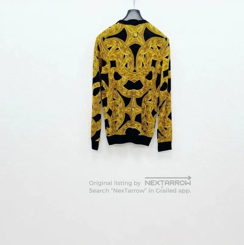 Versace Versace Yellow Wool Long Sleeve Sweater . Size US XS / EU 42 / 0 - 2 Thumbnail