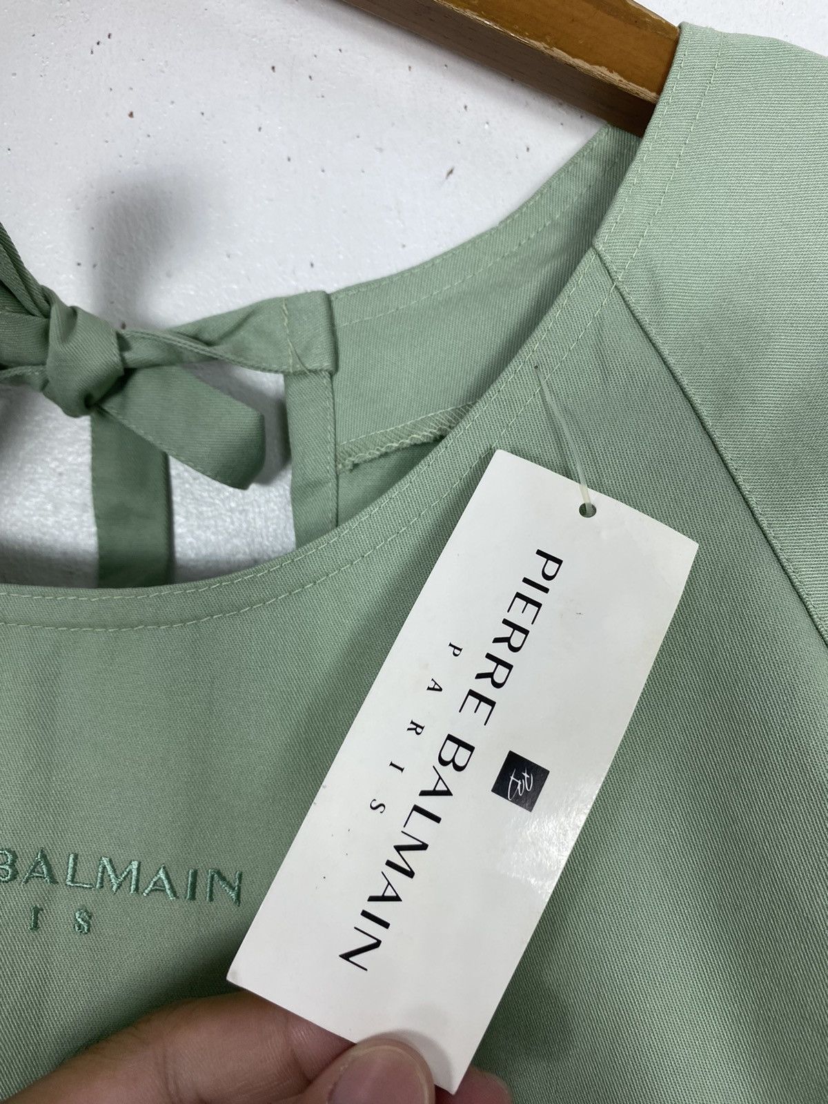 Pierre Balmain Rare‼️ Vintage NBWT Pierre Balmain Apron Dress Made in Japan Size L / US 10 / IT 46 - 4 Thumbnail