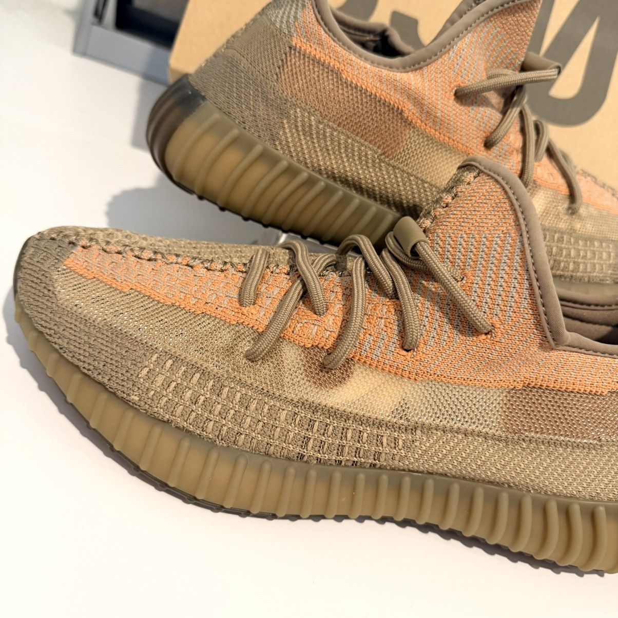 Yeezy Yeezy Boost 350 V2 Sand Taupe #158 New With Box Size 11 Size US 11 / EU 44 - 2 Thumbnail