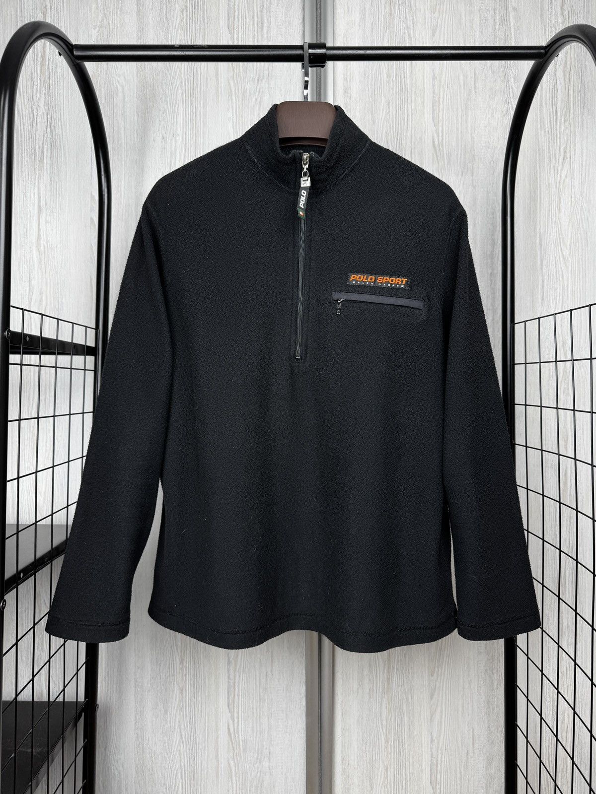 Ralph Lauren Vintage Polo Sport Ralph Lauren 1/4 Zip Pullover Made in USA Size US L / EU 52-54 / 3 - 2 Thumbnail