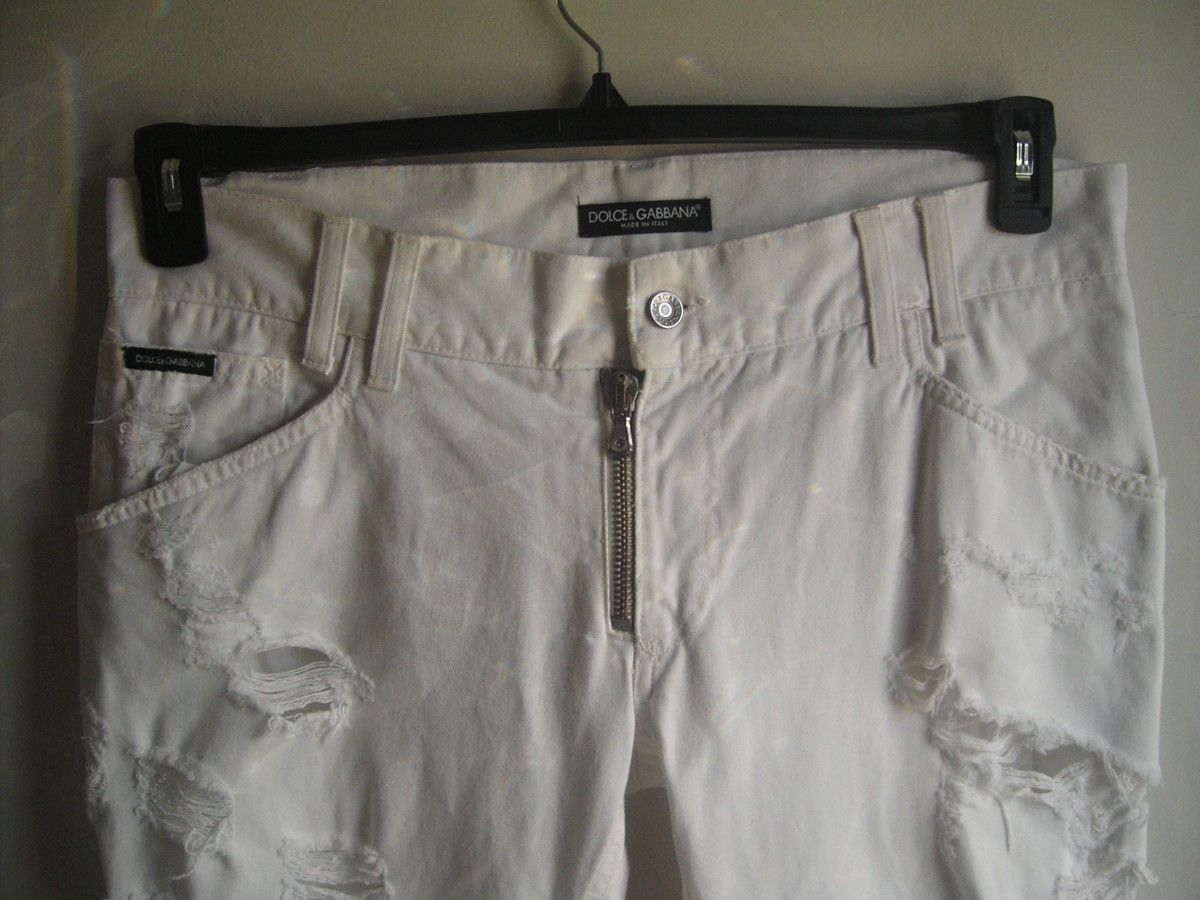 Dolce & Gabbana SS06 Dolce & Gabbana Destroyed Distressed Jeans Size US 34 / EU 50 - 4 Thumbnail