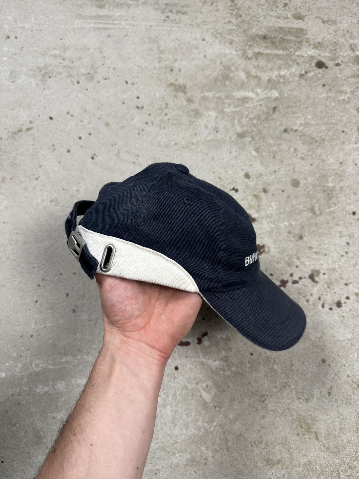 BMW Vintage 2002 BMW Williams F1 Formula Uno Team Hat Navy Size ONE SIZE - 7 Thumbnail