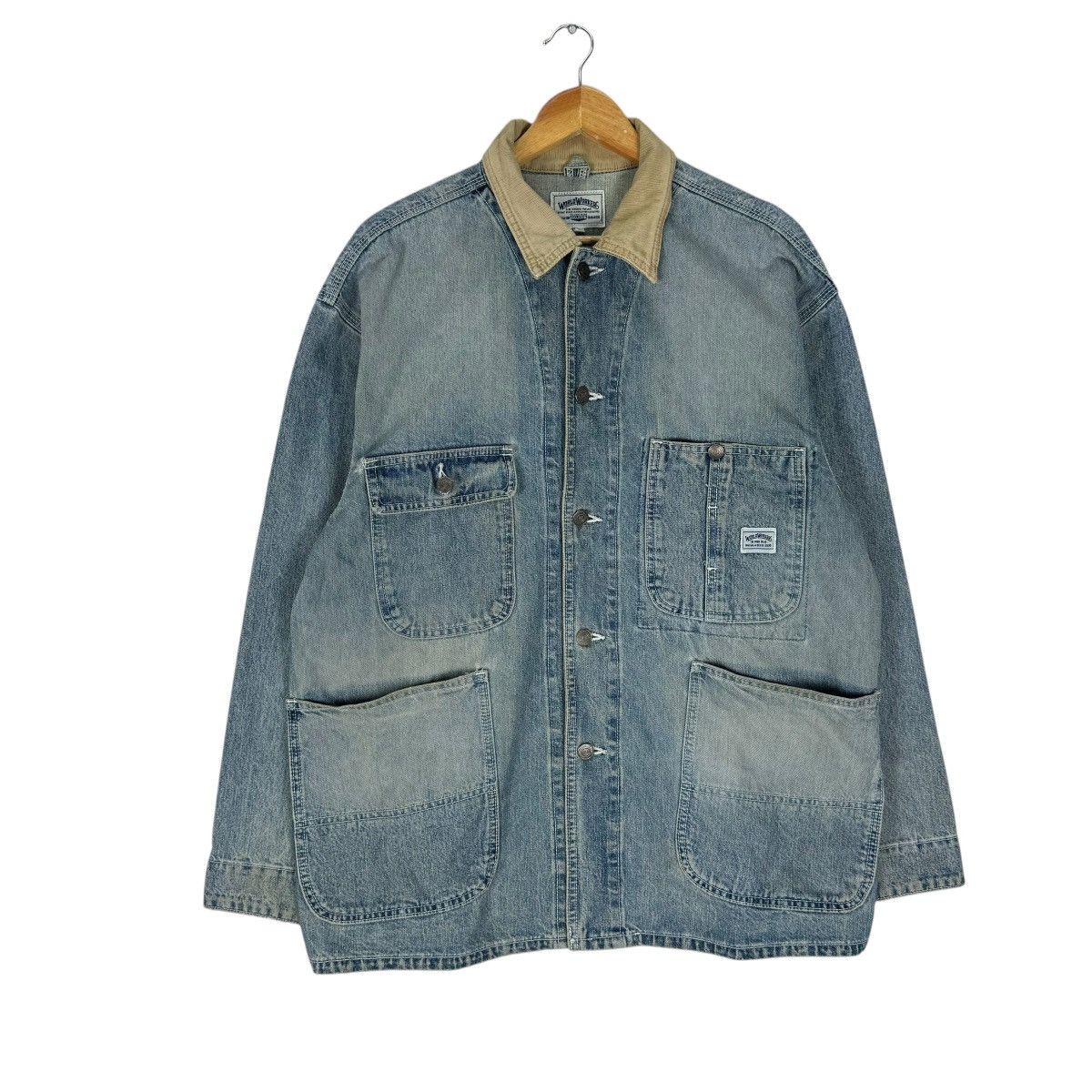 Big John ⚡️BIG JOHN DENIM CHORE WORKWEAR JACKET Size US L / EU 52-54 / 3 - 1 Thumbnail