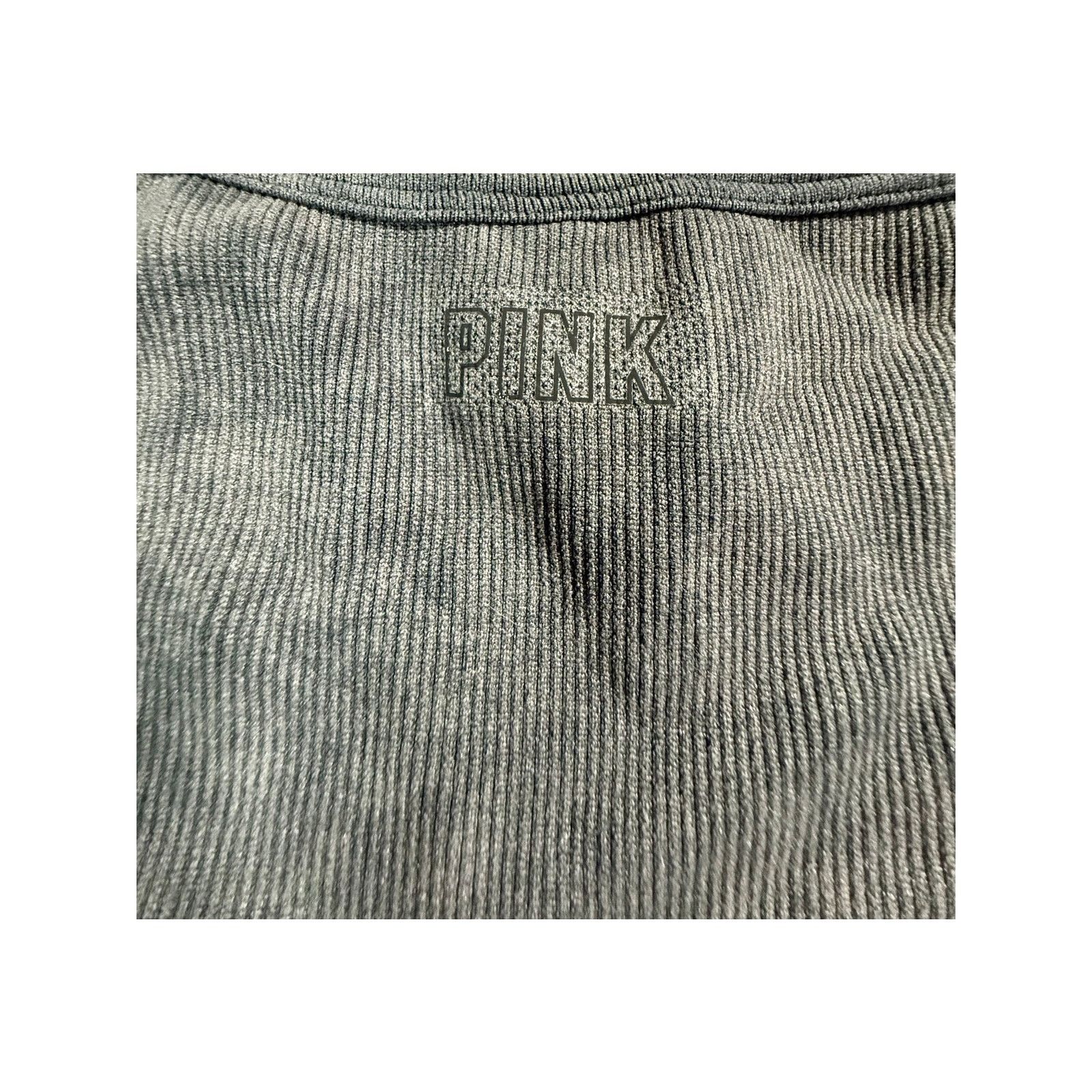 Victoria's Secret Victoria's Secret PINK Stone Acid Wash Gray Long Sleeve Top Size L / US 10 / IT 46 - 5 Thumbnail
