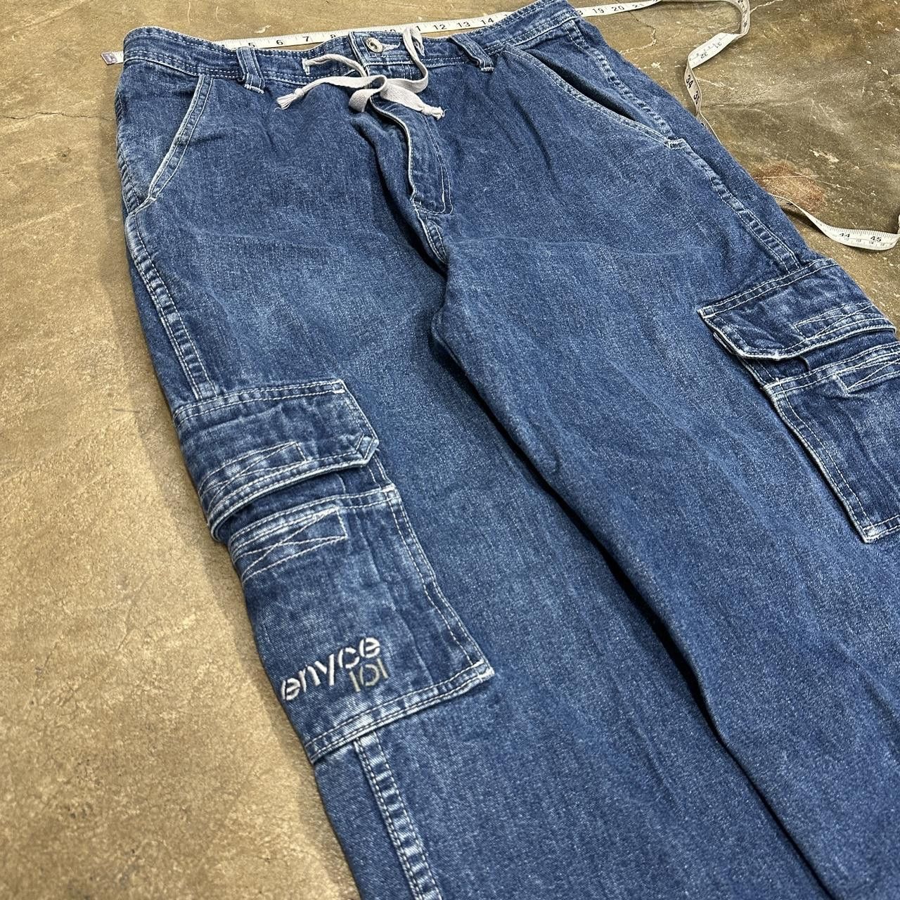 Enyce Y2K Enyce 101 Baggy Cargo Jeans 36 x 31 Size US 36 / EU 52 - 5 Thumbnail