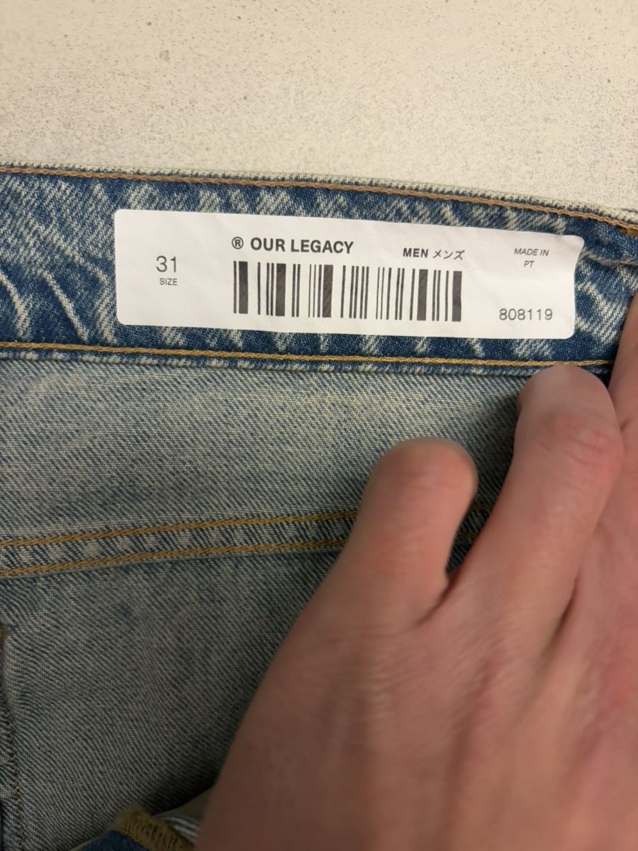 Our Legacy Our Legacy 70s Cut Beach Crease Denim Size US 31 - 4 Thumbnail