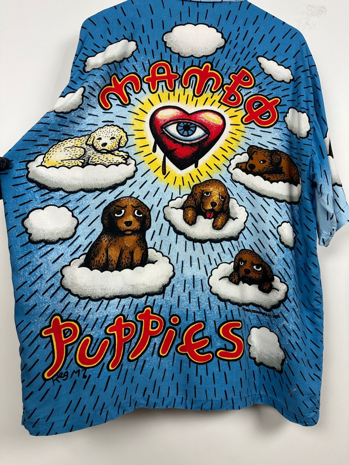 Mambo Vintage Mambo Loud Puppies by Reg Mombasaa 01 Hawaiian Shirt Size US M / EU 48-50 / 2 - 22 Thumbnail