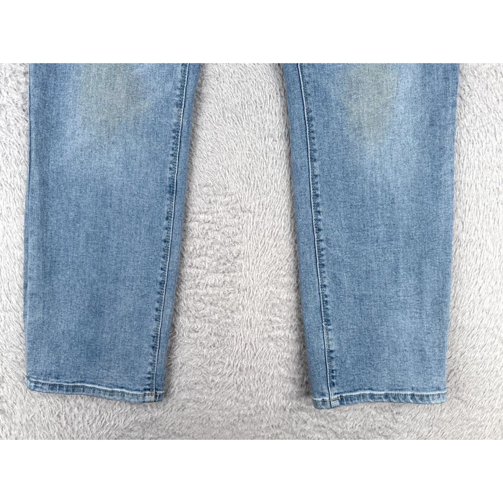Hudson HUDSON Jeans Women 30 Blue Denim Straight Leg Jeans Mid Rise 5-Pocket Cotton Blend Regular Womens Size 30" / US 8 / IT 44 - 2 Thumbnail