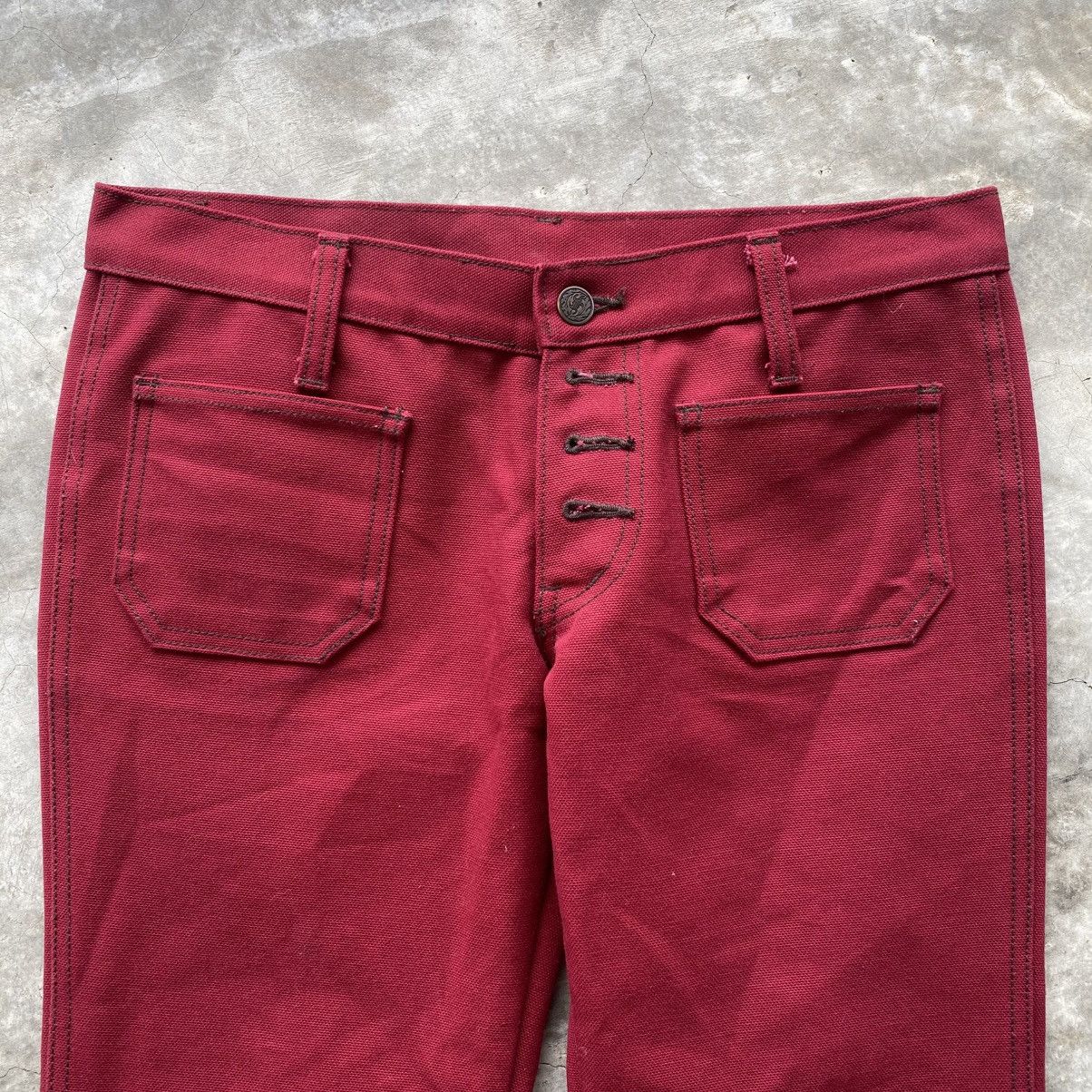 If Six Was Nine × Issey Miyake × Le Grande Bleu (L.G.B.) Vintage Dee Dee Super Flared Jeans w30 Size 30" / US 8 / IT 44 - 3 Thumbnail