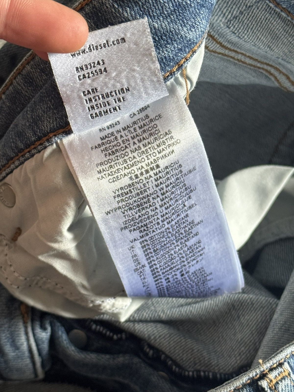 Diesel Diesel 32/32 D-Luster denim pants jeans trousers vintage y2k Size US 32 / EU 48 - 10 Thumbnail