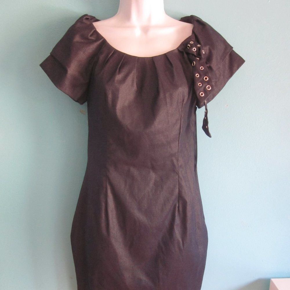 Eva Franco Eva Franco Blue Dress Size 4 / 6 Size S / US 4 / IT 40 - 3 Thumbnail
