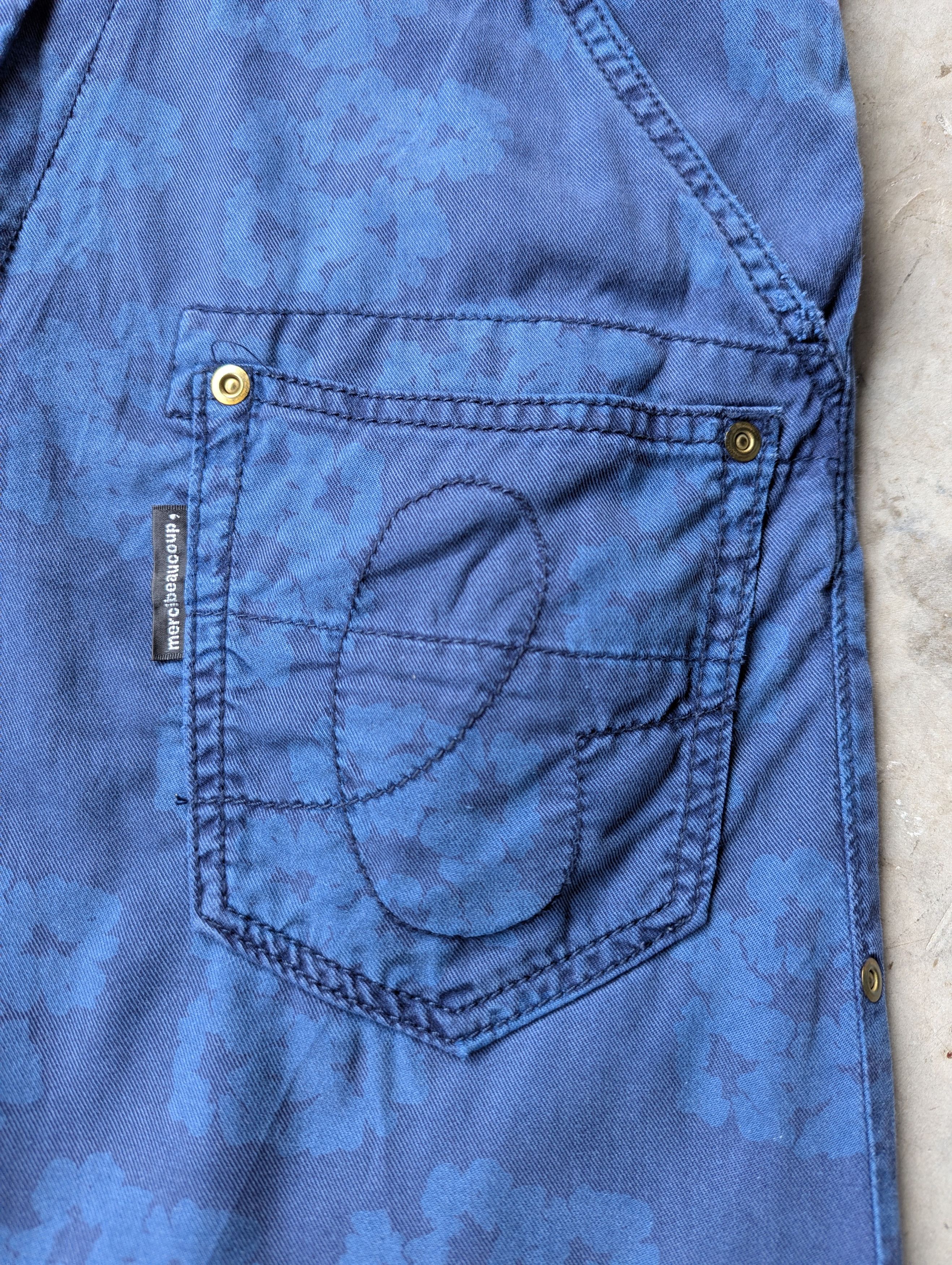 mercibeaucoup Mercibeaucoup Denim Tears Inspired Ballon High Waist Pants Size 28" / US 6 / IT 42 - 3 Thumbnail