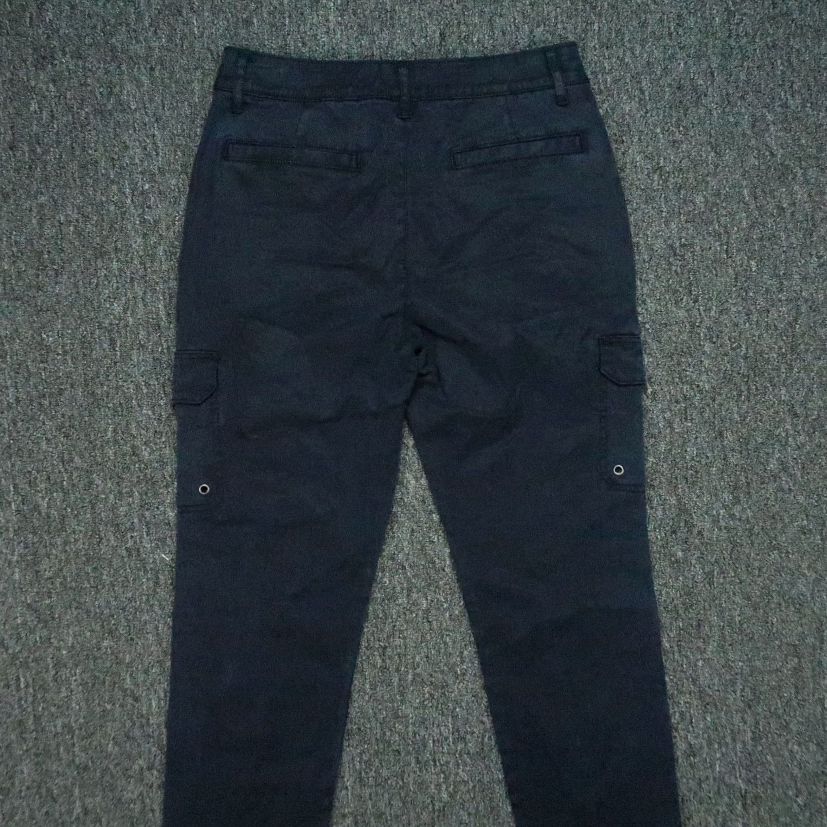 Paige Paige Mens Pants Blue Barlow Straight Fit Cargo Stretch Trousers 29x32 NWT Size US 29 - 5 Thumbnail