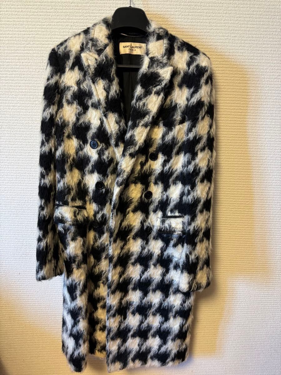 Saint Laurent Paris Saint laurent 14FW camel hair houndstooth double coat sz50 Size US M / EU 48-50 / 2 - 4 Thumbnail