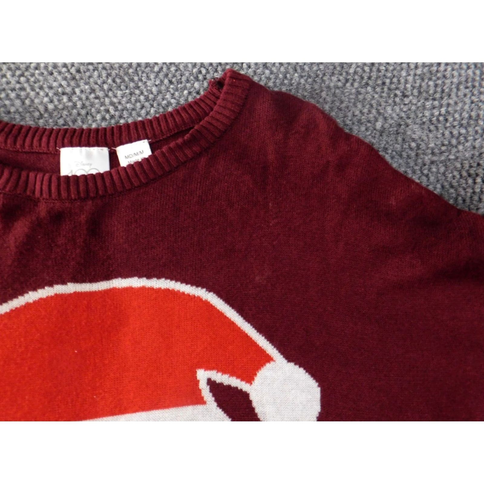 Disney Disney Star Wars Sweater Mens M Red Christmas Pullover Crew Neck Raglan Sleeve Knit Lightweight Holiday VINTAGE? Size M / US 6-8 / IT 42-44 - 4 Thumbnail