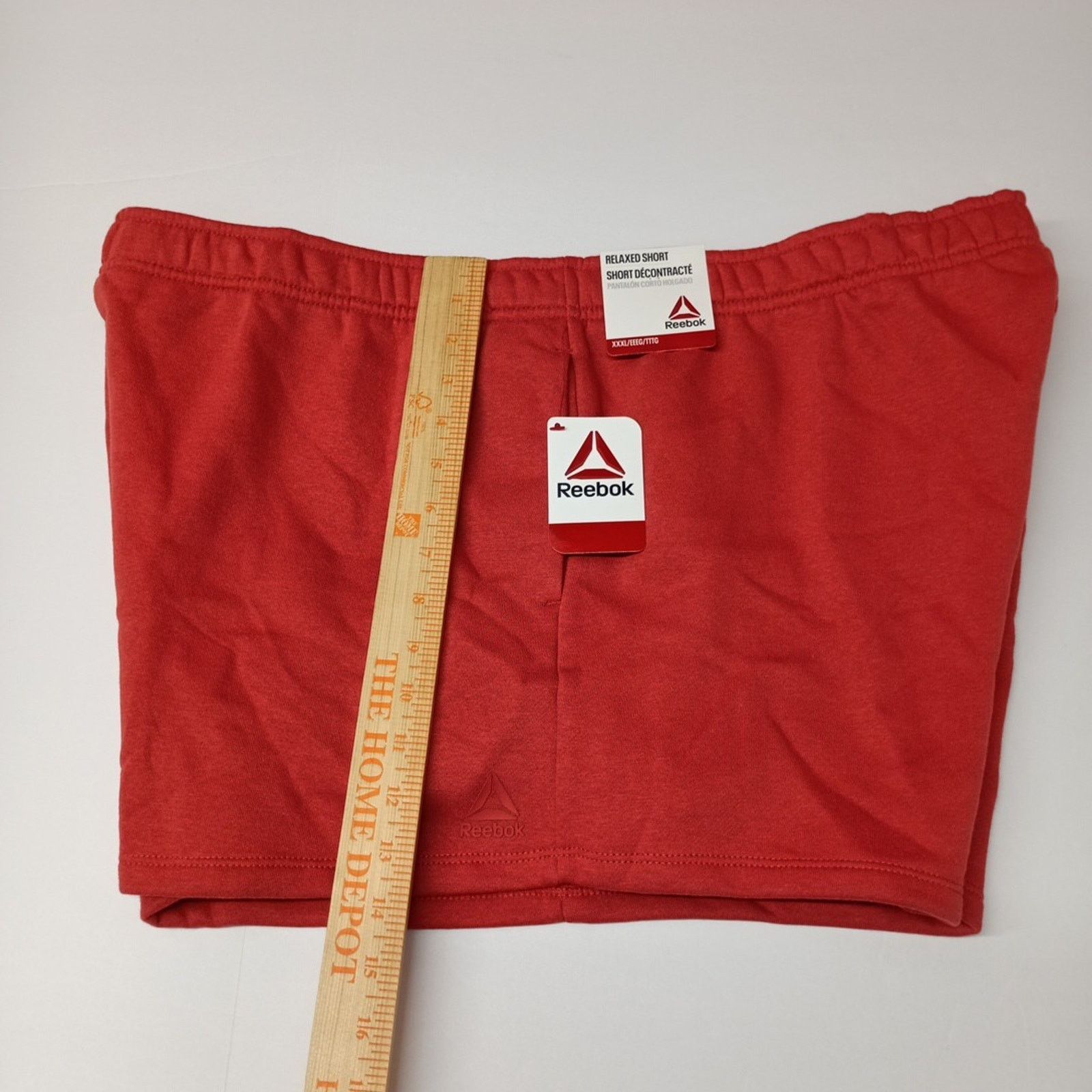 Reebok Womens Reebok Relaxed Fit Fleece Shorts Size 3XL Baked Apple Size 42" / US 20 - 8 Thumbnail