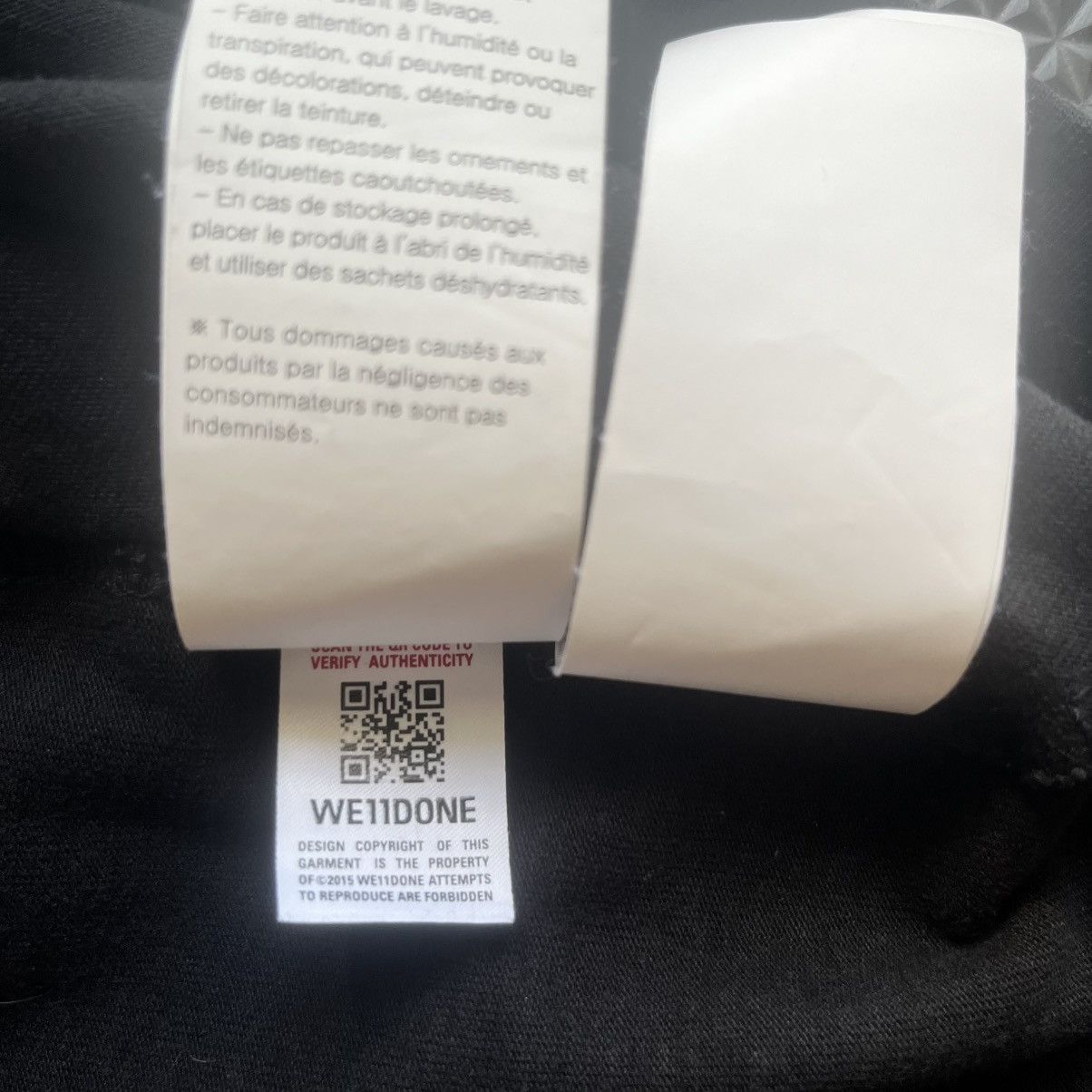WE11DONE WE11DONE Black High Neck Logo 1/2 T-Shirt Size S Size US S / EU 44-46 / 1 - 10 Thumbnail