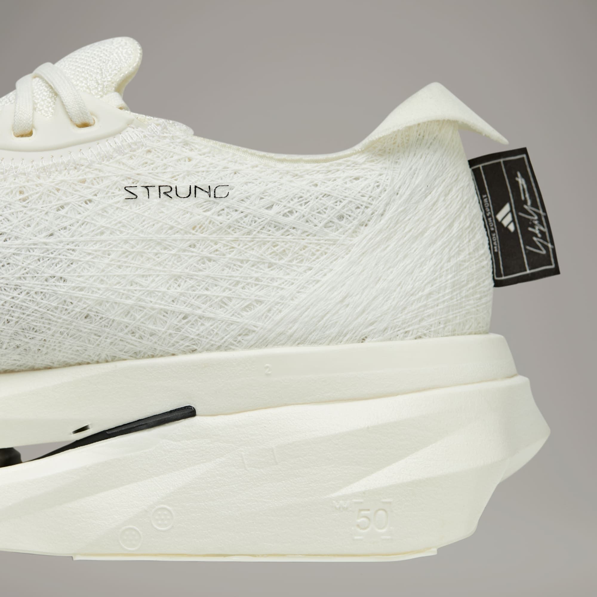 Y-3 12.5 Adidas Y-3 Prime X 2.0 Strung Off White Black Sneakers Size US 12.5 / EU 45-46 - 9 Thumbnail