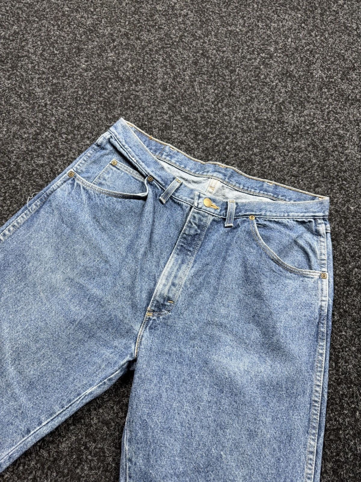 Wrangler Vintage 80s Retro Wrangler Rare Western Cowboy Jeans USA Size US 35 - 7 Thumbnail